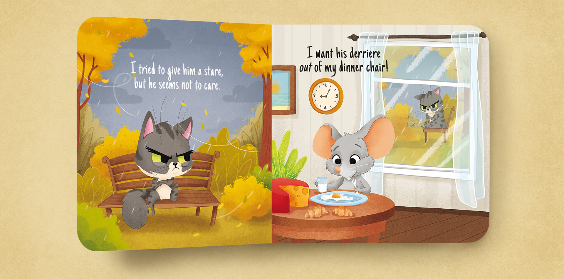 The Little Mouse in My House - Picture book — Изображение №3 — Иллюстрация, Графика на Dprofile
