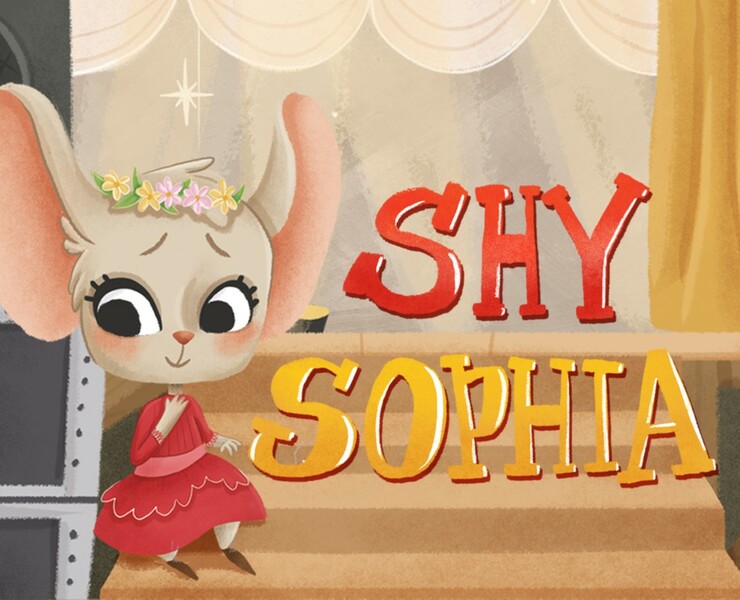 "Shy Sophia" Character design and illustrations — Иллюстрация, Графика на Dprofile