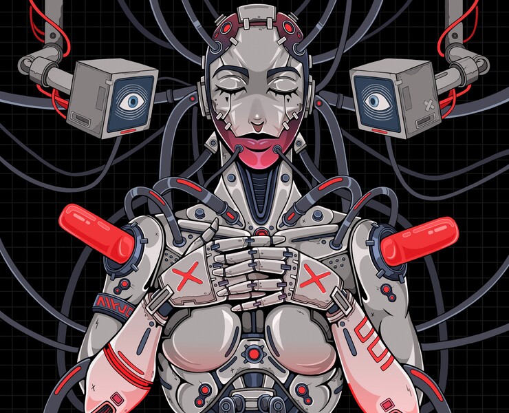 SOMNIUM. Иллюстрация для Ghost Syndicate — Иллюстрация на Dprofile