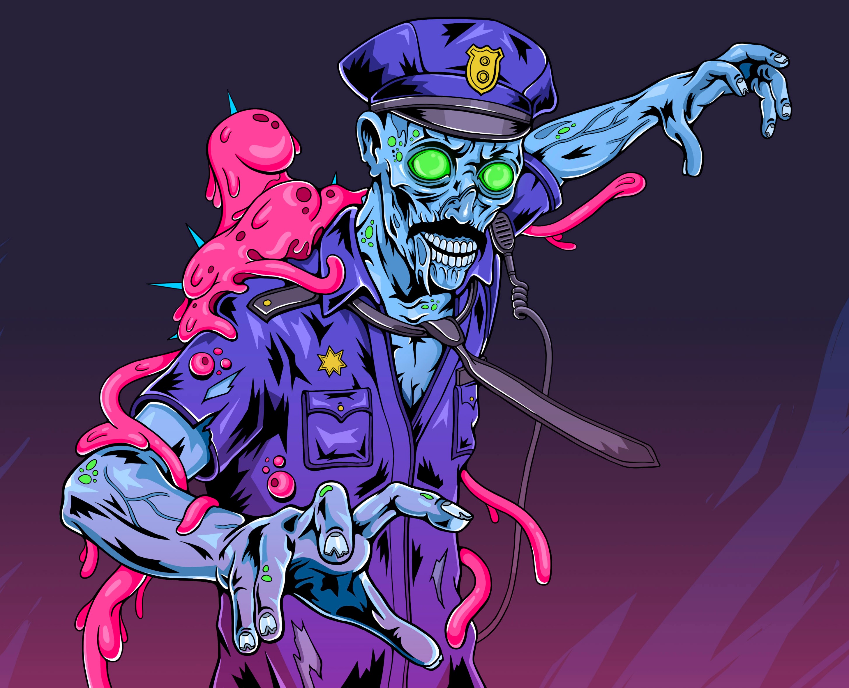 INFECTED POLICE — Иллюстрация на Dprofile