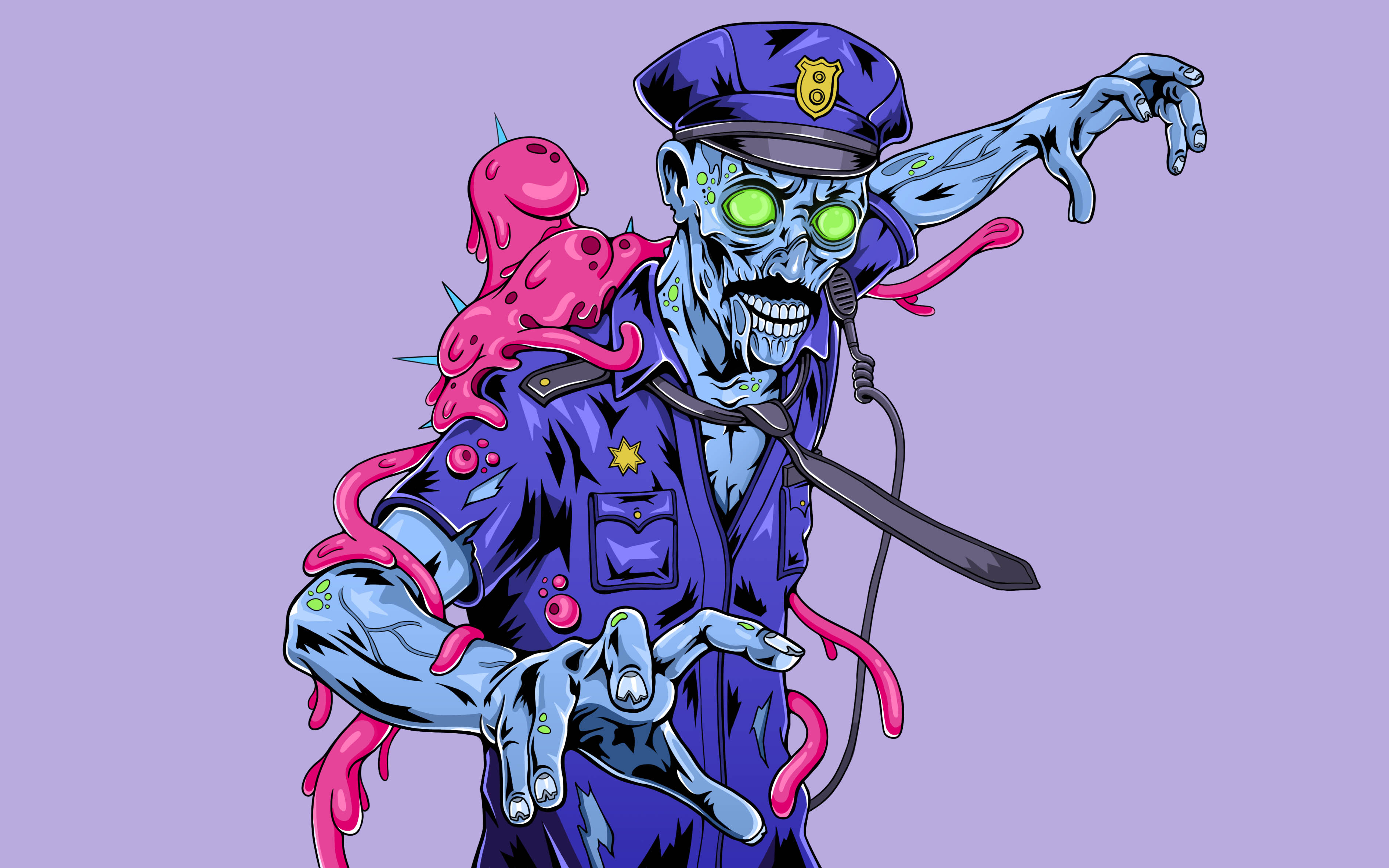 INFECTED POLICE — Изображение №7 — Иллюстрация на Dprofile
