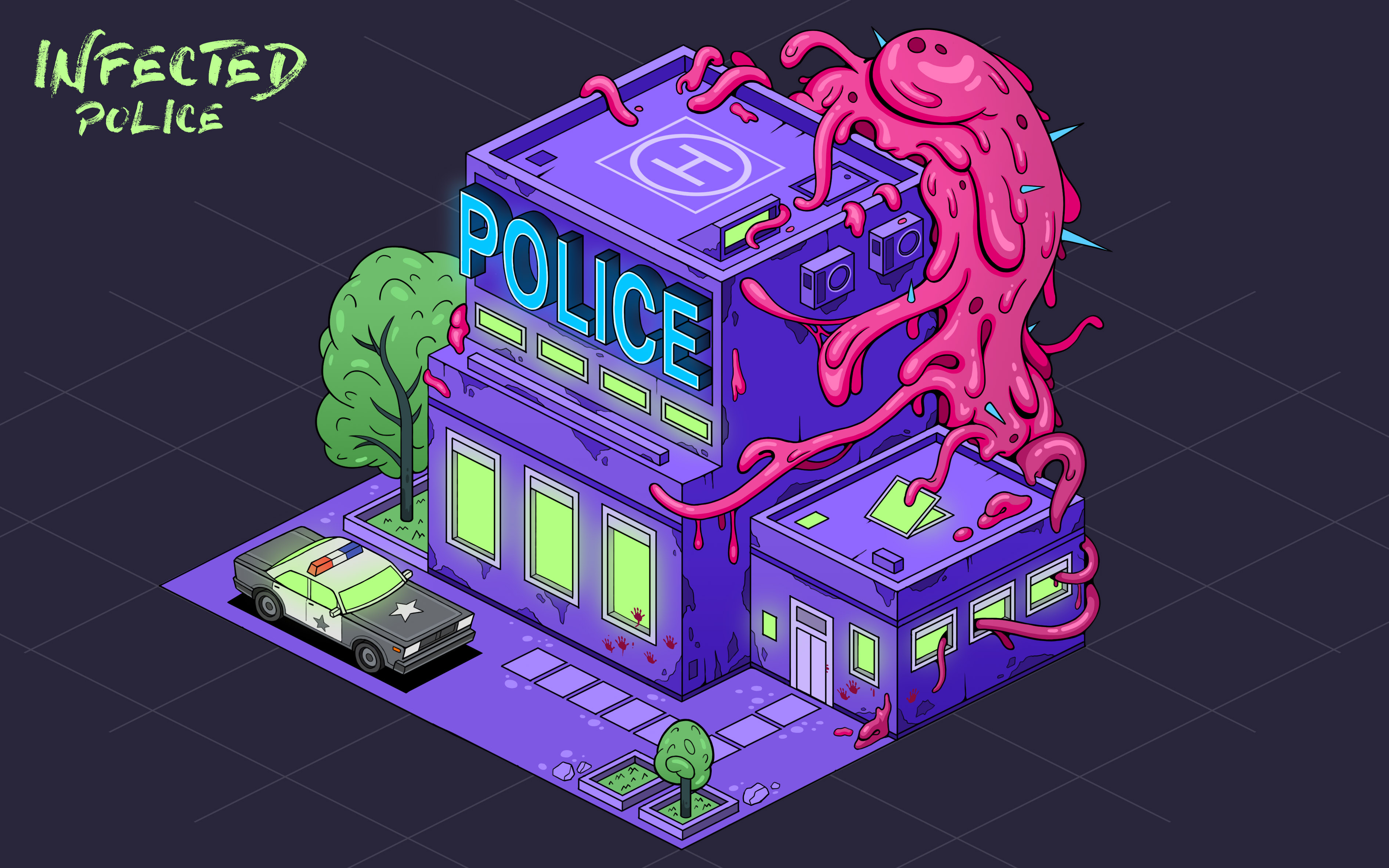INFECTED POLICE — Изображение №4 — Иллюстрация на Dprofile