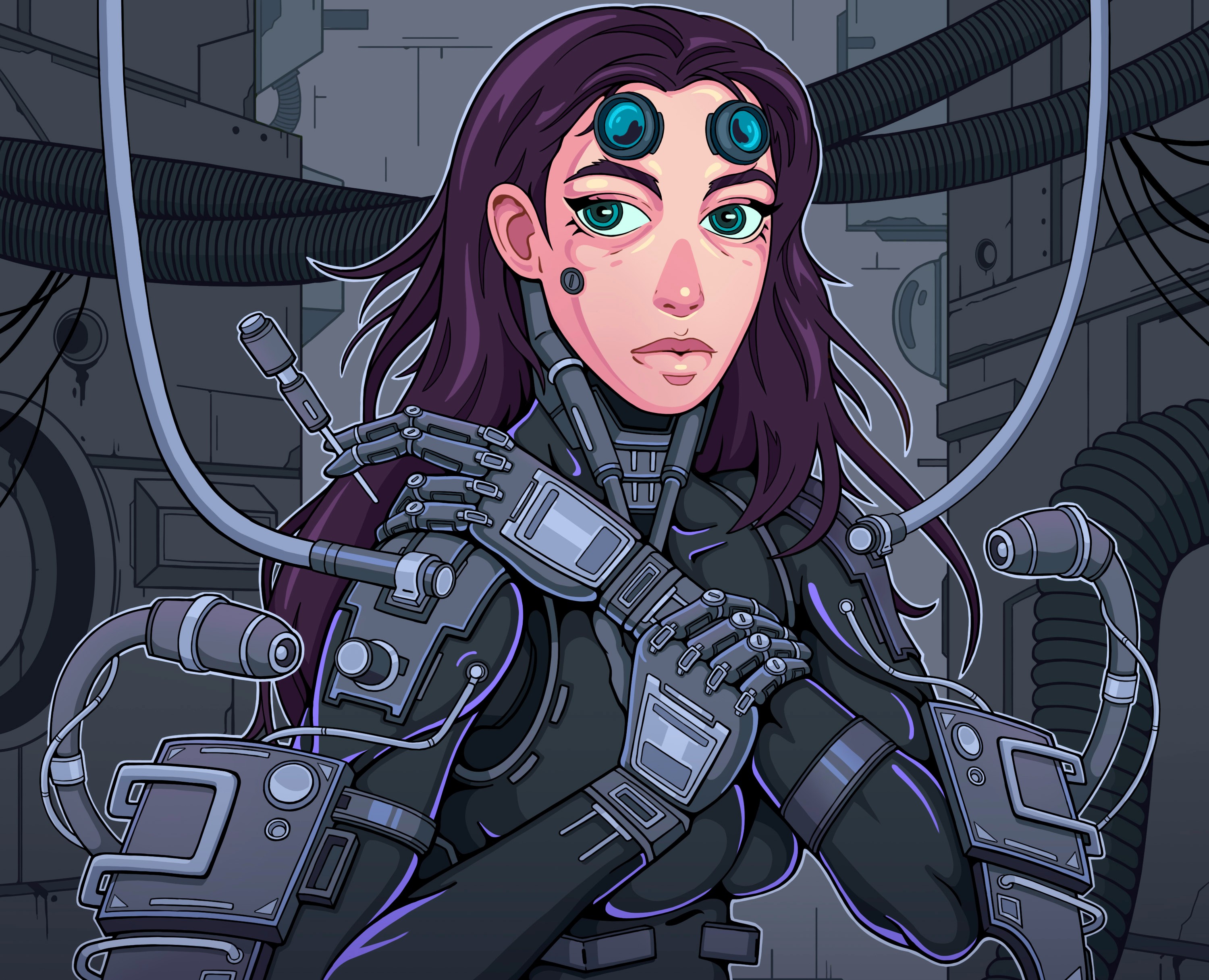 LACERTA. Иллюстрация для Ghost Syndicate — Иллюстрация на Dprofile