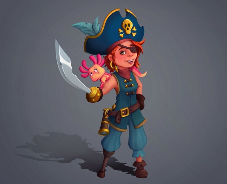 Captain of pirates — Иллюстрация на Dprofile