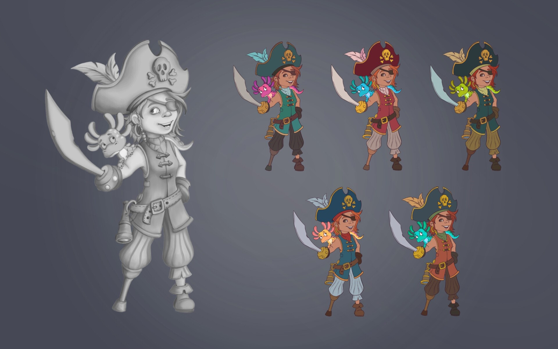 Captain of pirates — Изображение №3 — Иллюстрация на Dprofile