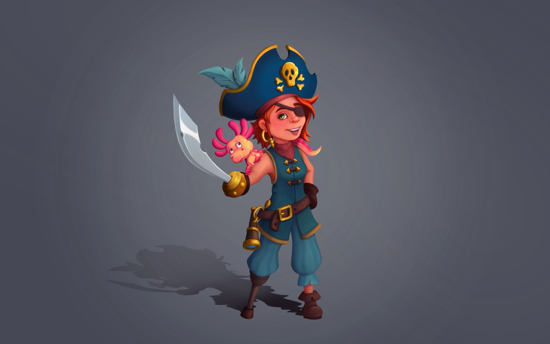 Captain of pirates — Изображение №1 — Иллюстрация на Dprofile