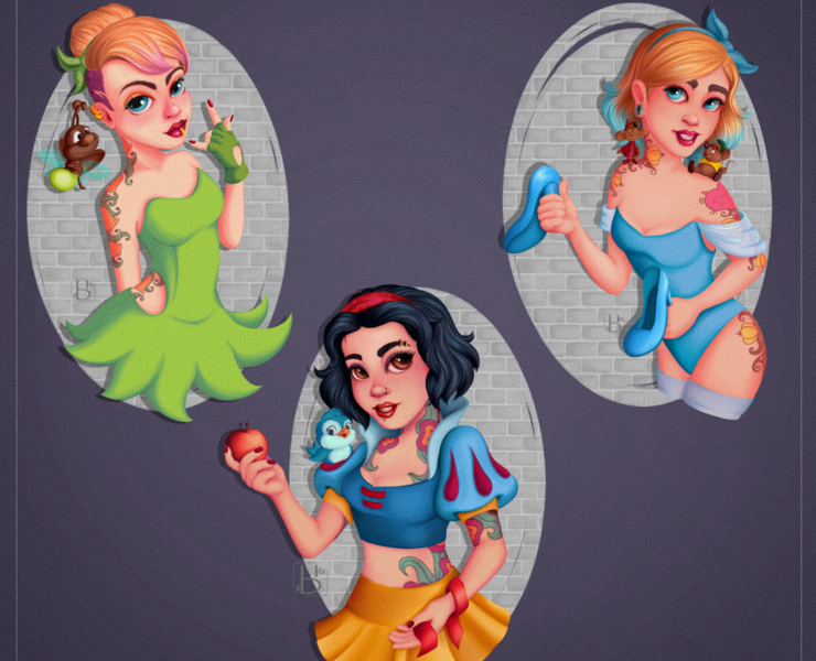 Bad princesses — Иллюстрация на Dprofile