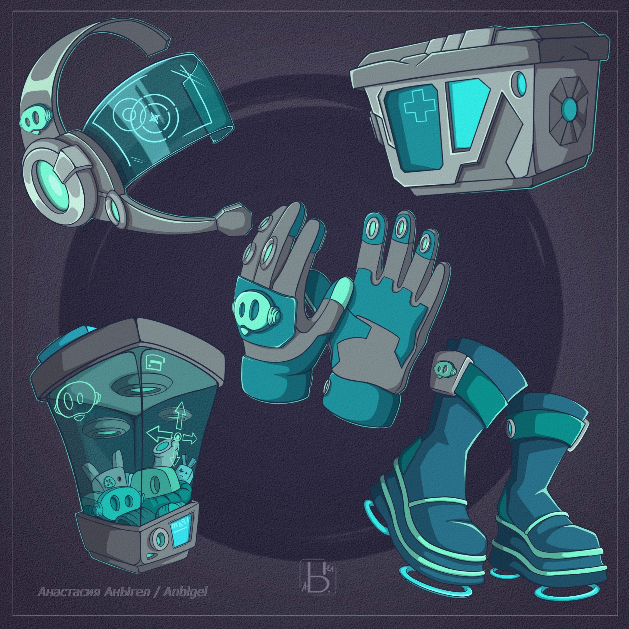 Inktober 2023 cyberpunk — Изображение №4 — Иллюстрация, Графика на Dprofile