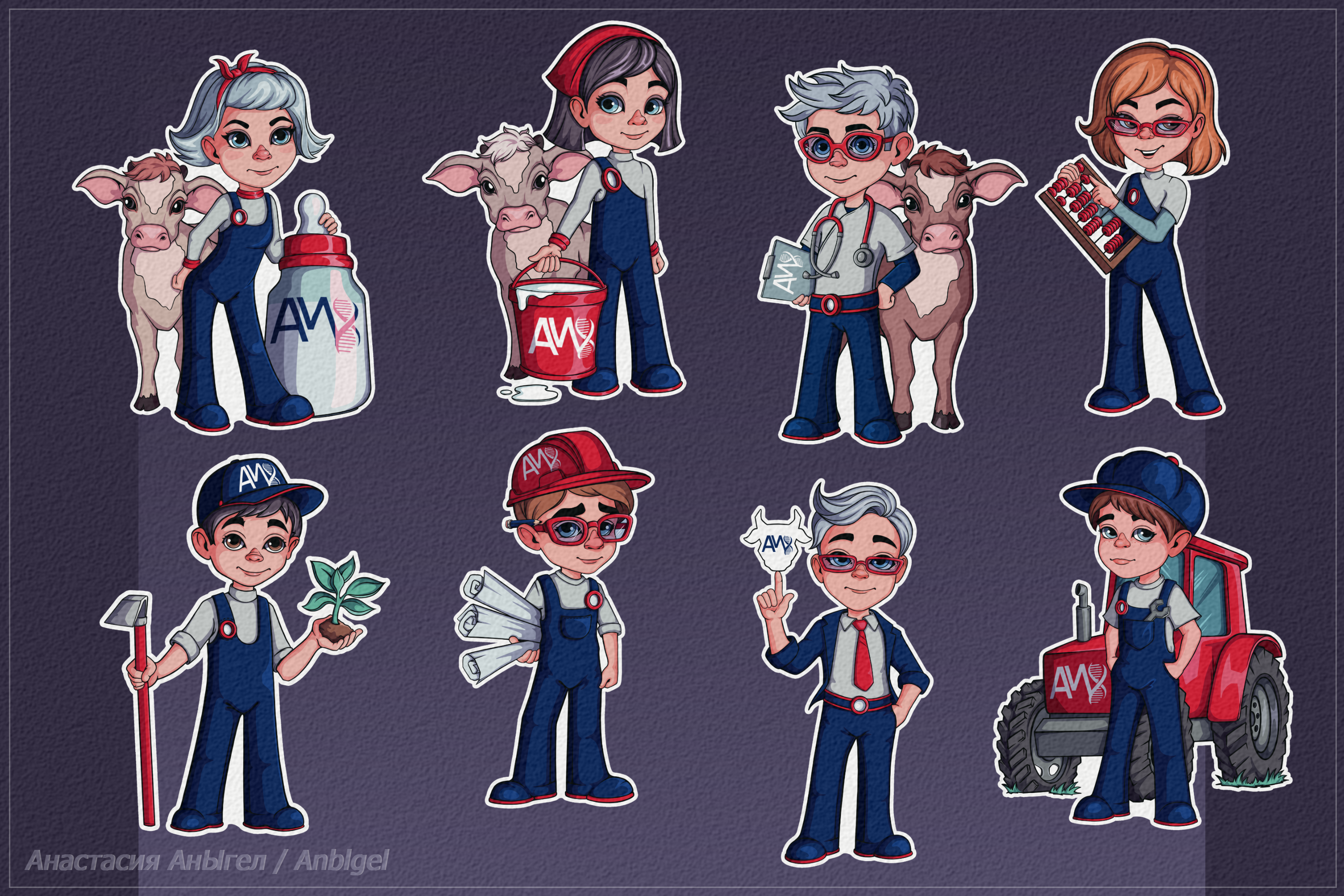 Sticker packs — Изображение №2 — Иллюстрация, Графика на Dprofile