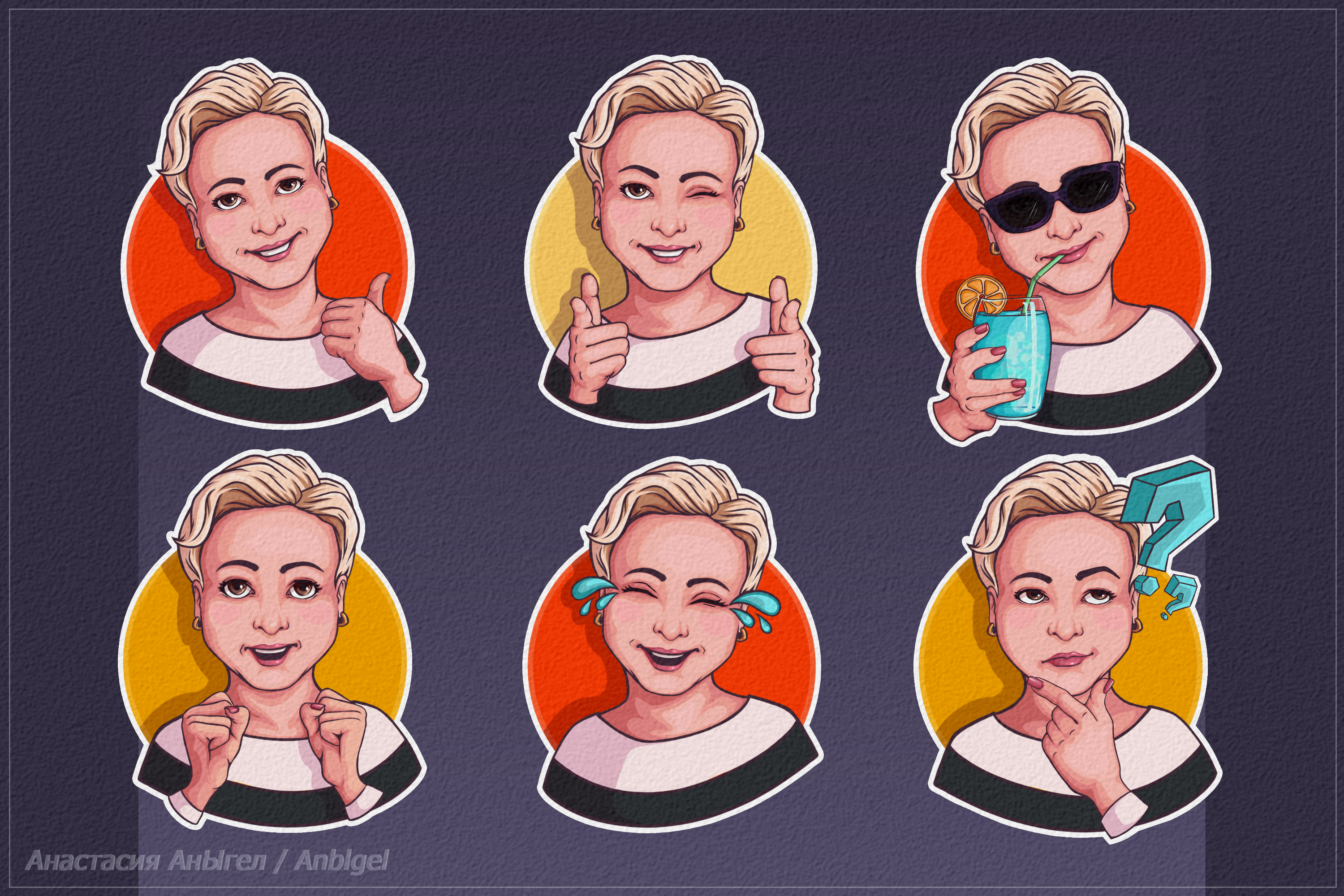 Sticker packs — Изображение №4 — Иллюстрация, Графика на Dprofile