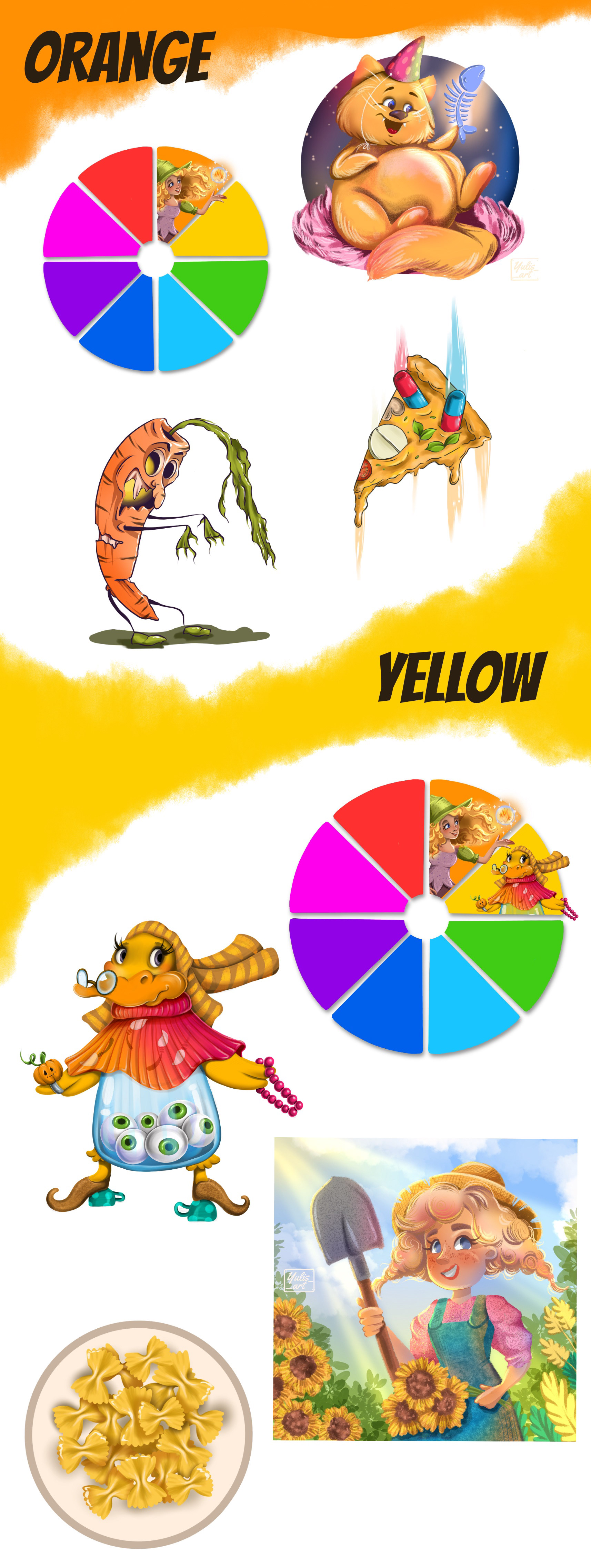 Color wheel challenge — Изображение №2 — Иллюстрация на Dprofile