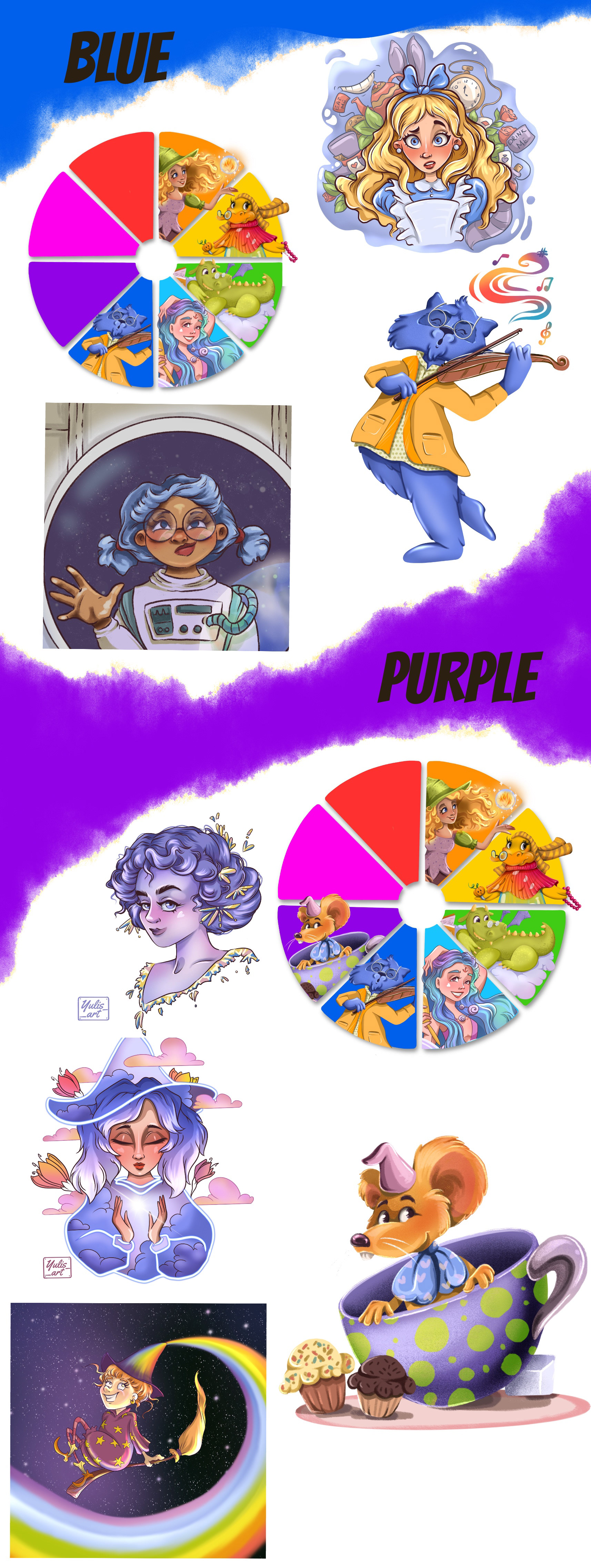 Color wheel challenge — Изображение №4 — Иллюстрация на Dprofile