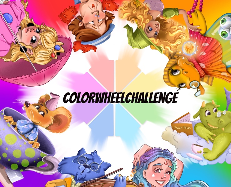 Color wheel challenge — Иллюстрация на Dprofile