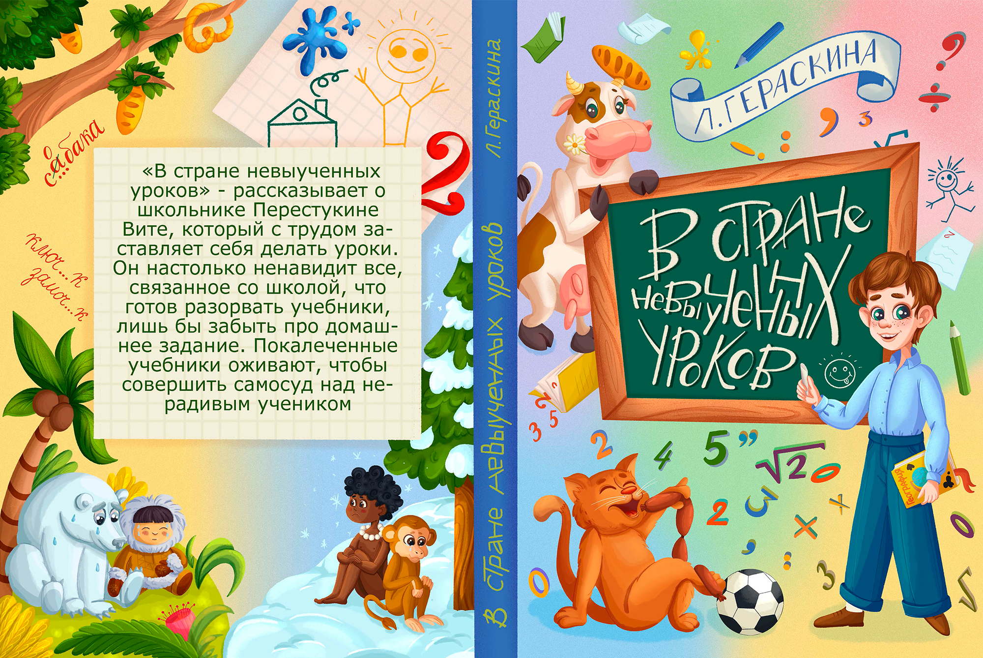 Обложки детских книг. Иллюстрации и леттеринг — Изображение №11 — Иллюстрация, Графика на Dprofile