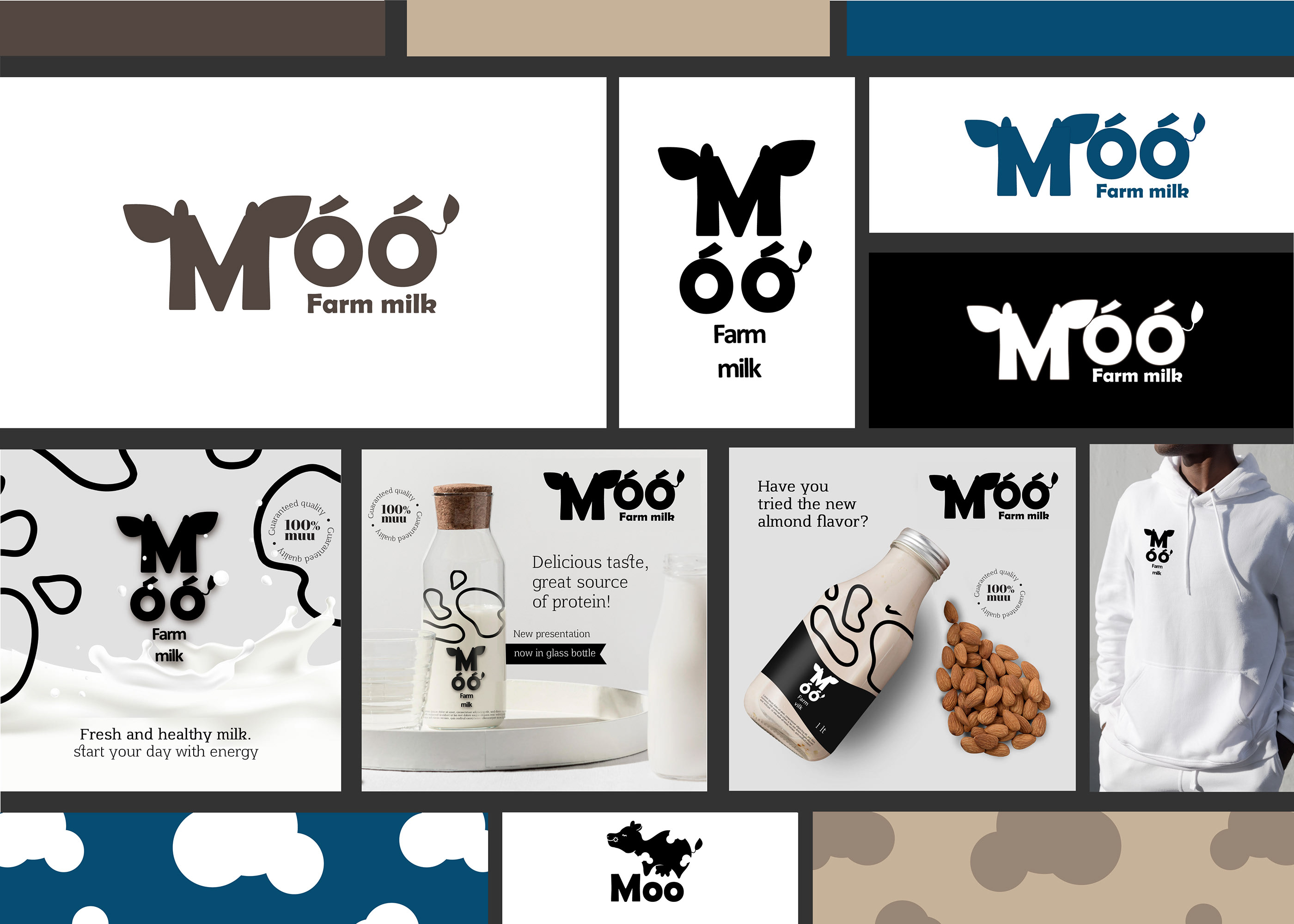 LOGO for Farm company MOO — Изображение №2 — Брендинг, Иллюстрация на Dprofile