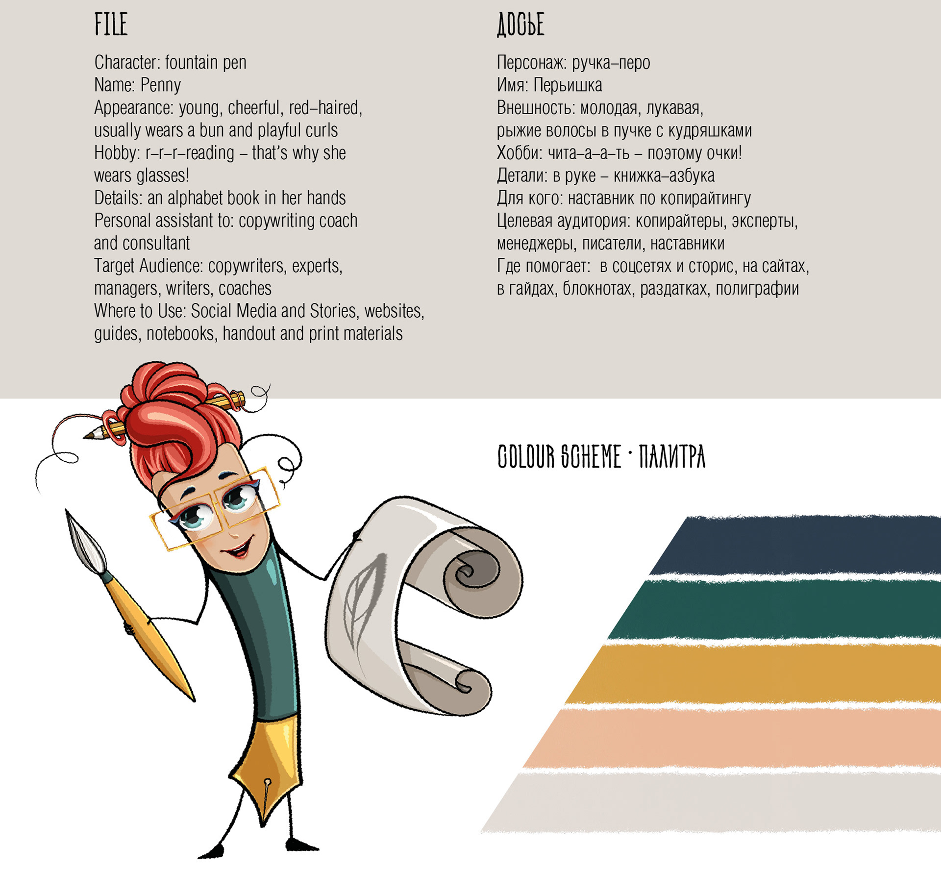 Penny | Brand Character — Изображение №3 — Иллюстрация, Графика на Dprofile