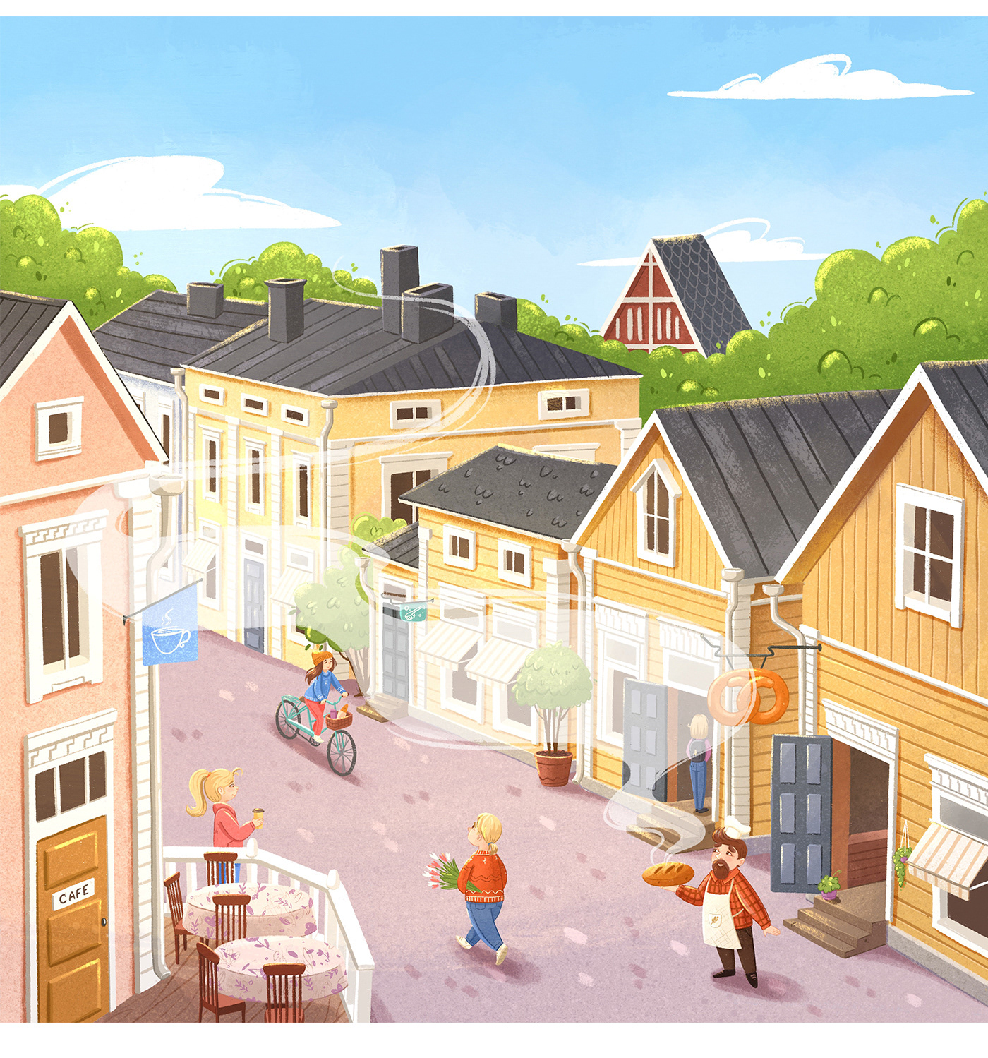 Food Travel Box. Cooking boxes delivery. Packaging. — Изображение №8 — Иллюстрация на Dprofile