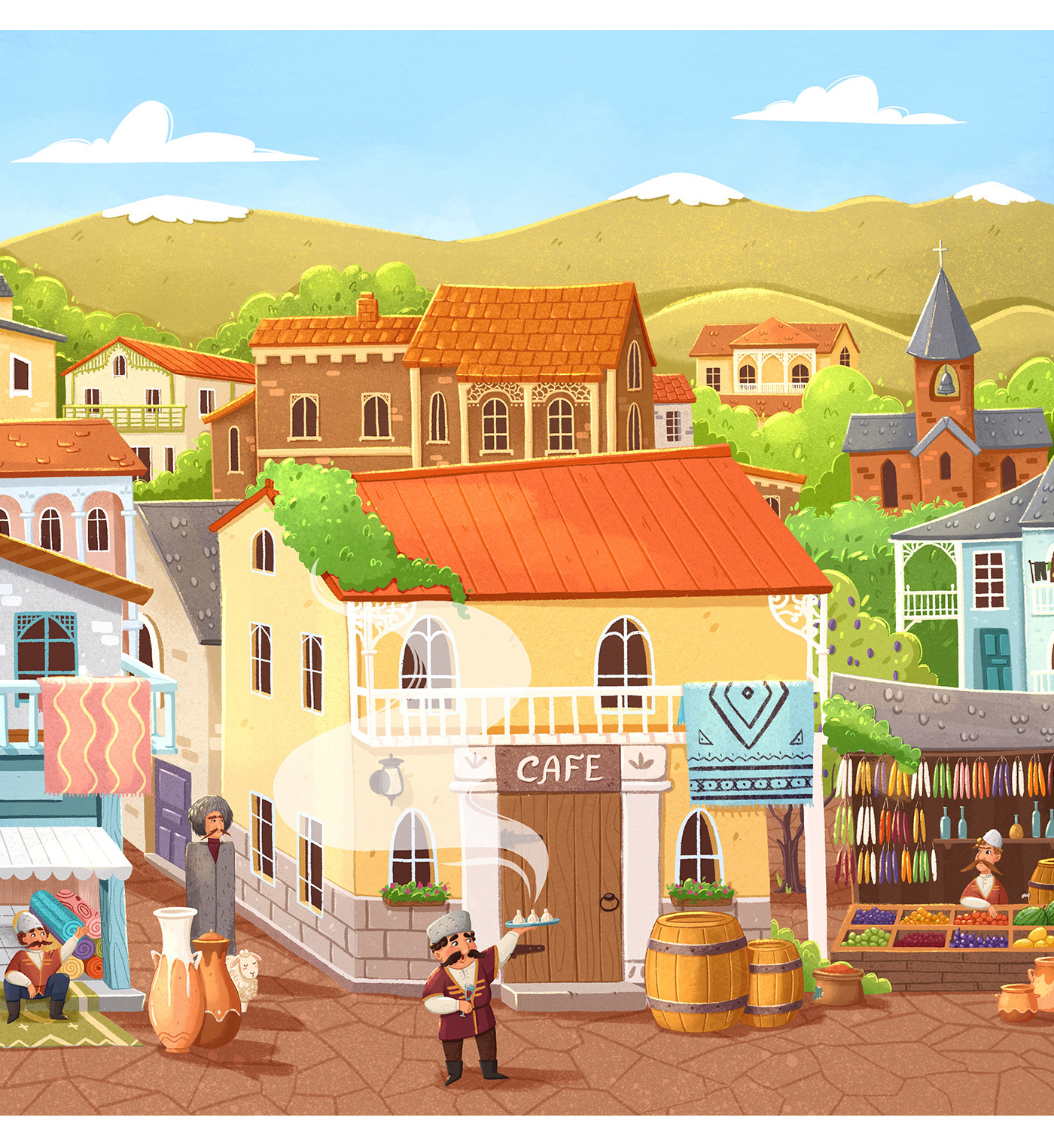 Food Travel Box. Cooking boxes delivery. Packaging. — Изображение №12 — Иллюстрация на Dprofile