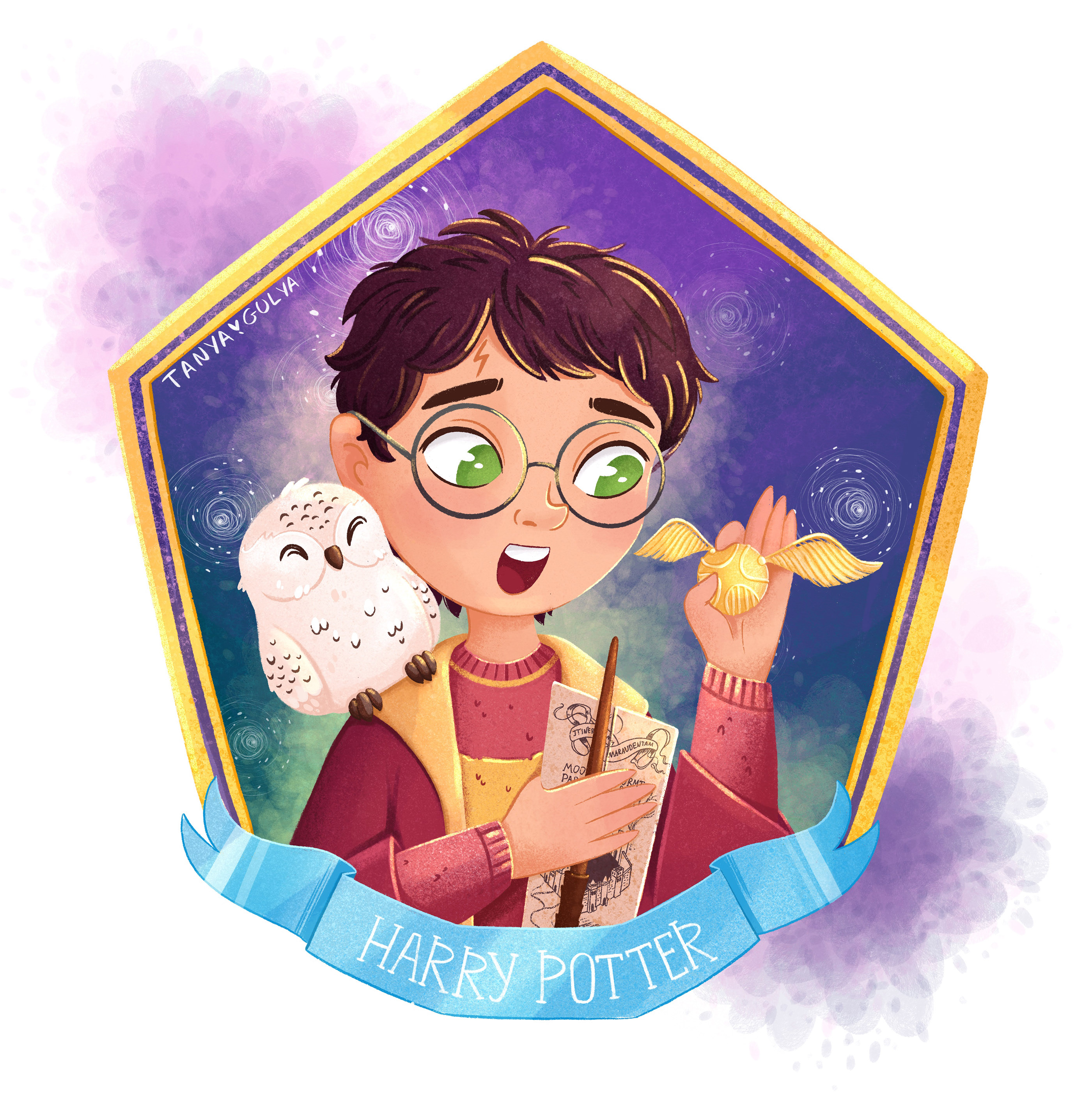 Harry Potter and Chocolate Frog. — Изображение №6 — Иллюстрация на Dprofile