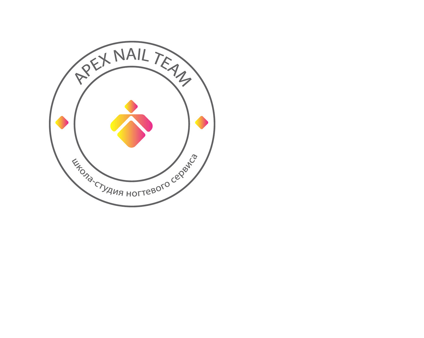 APEX nail team. Логотип для школы ногтевого сервиса — Изображение №8 — Брендинг на Dprofile