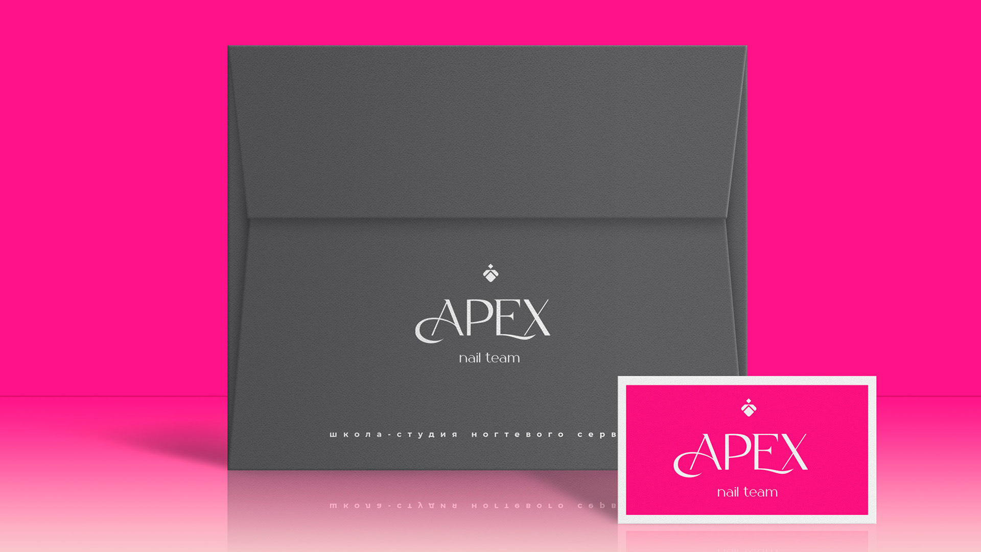 APEX nail team. Логотип для школы ногтевого сервиса — Изображение №10 — Брендинг на Dprofile