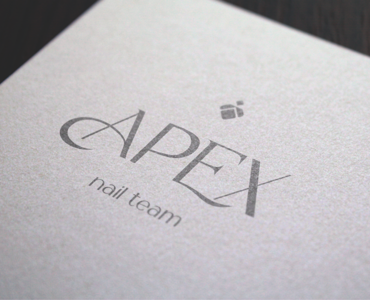 APEX nail team. Логотип для школы ногтевого сервиса — Брендинг на Dprofile