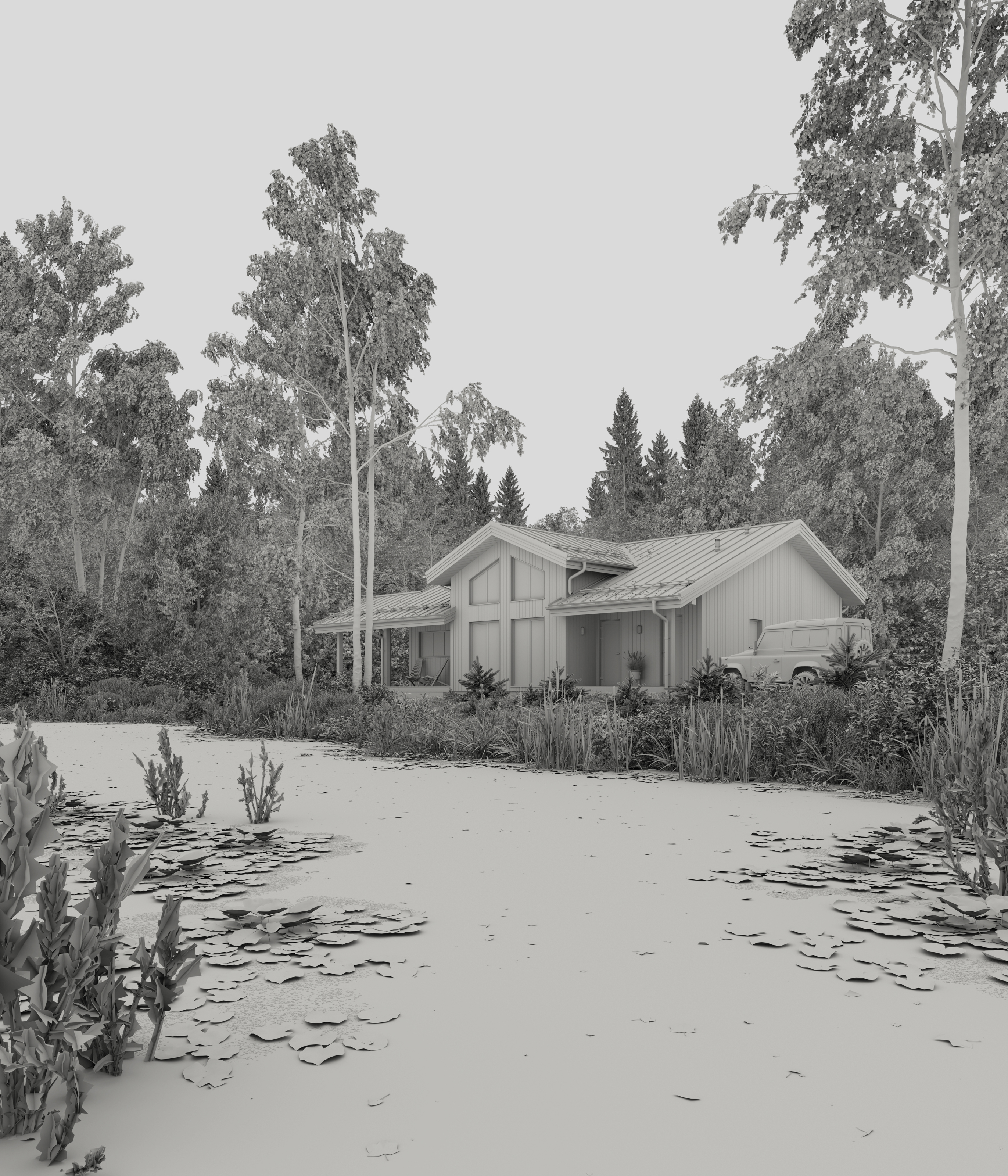 House by the river — Изображение №9 — 3D, Архитектура на Dprofile