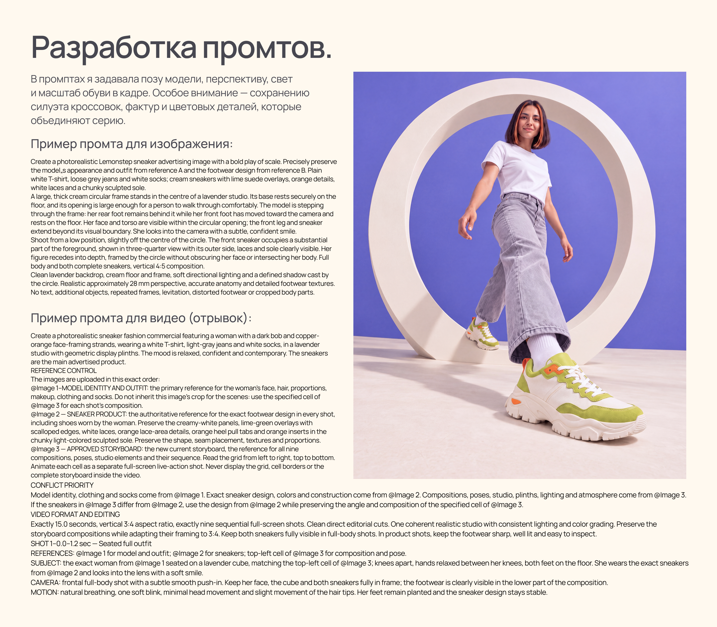 Ai-визуал для бренда кроссовок Lemonstep — Изображение №4 — Интерфейсы, Нейро на Dprofile