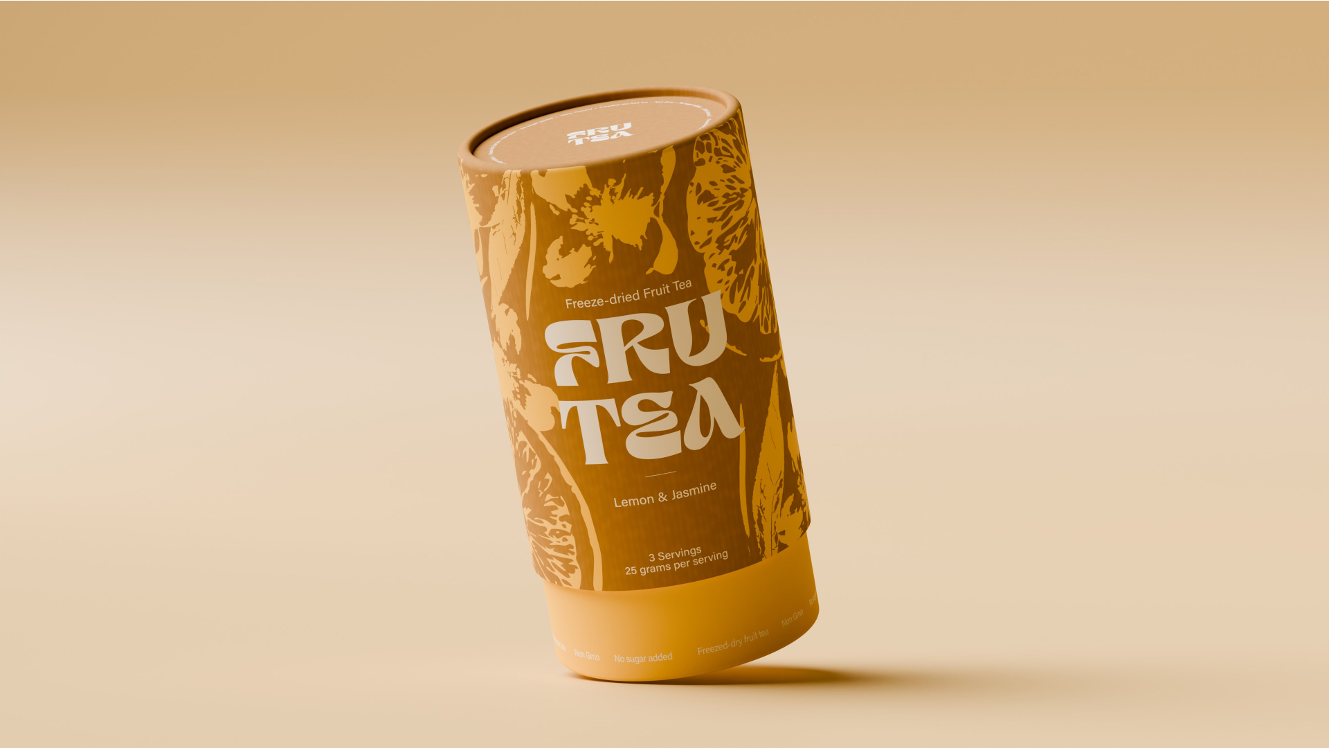Упаковка сублимированного чая FRUTEA — Изображение №2 — Брендинг, 3D на Dprofile
