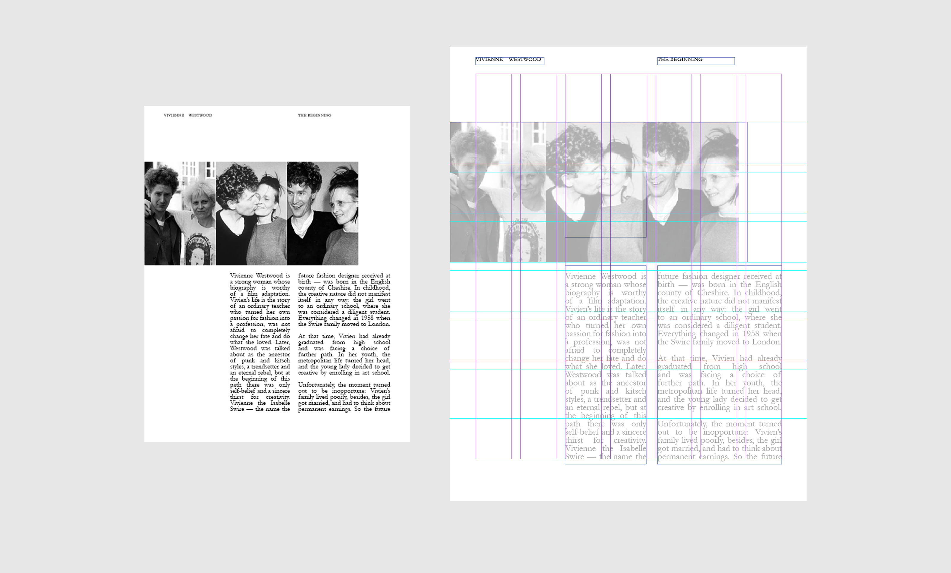 Houte Couture Magazine | Editorial Design — Изображение №4 — Графика на Dprofile
