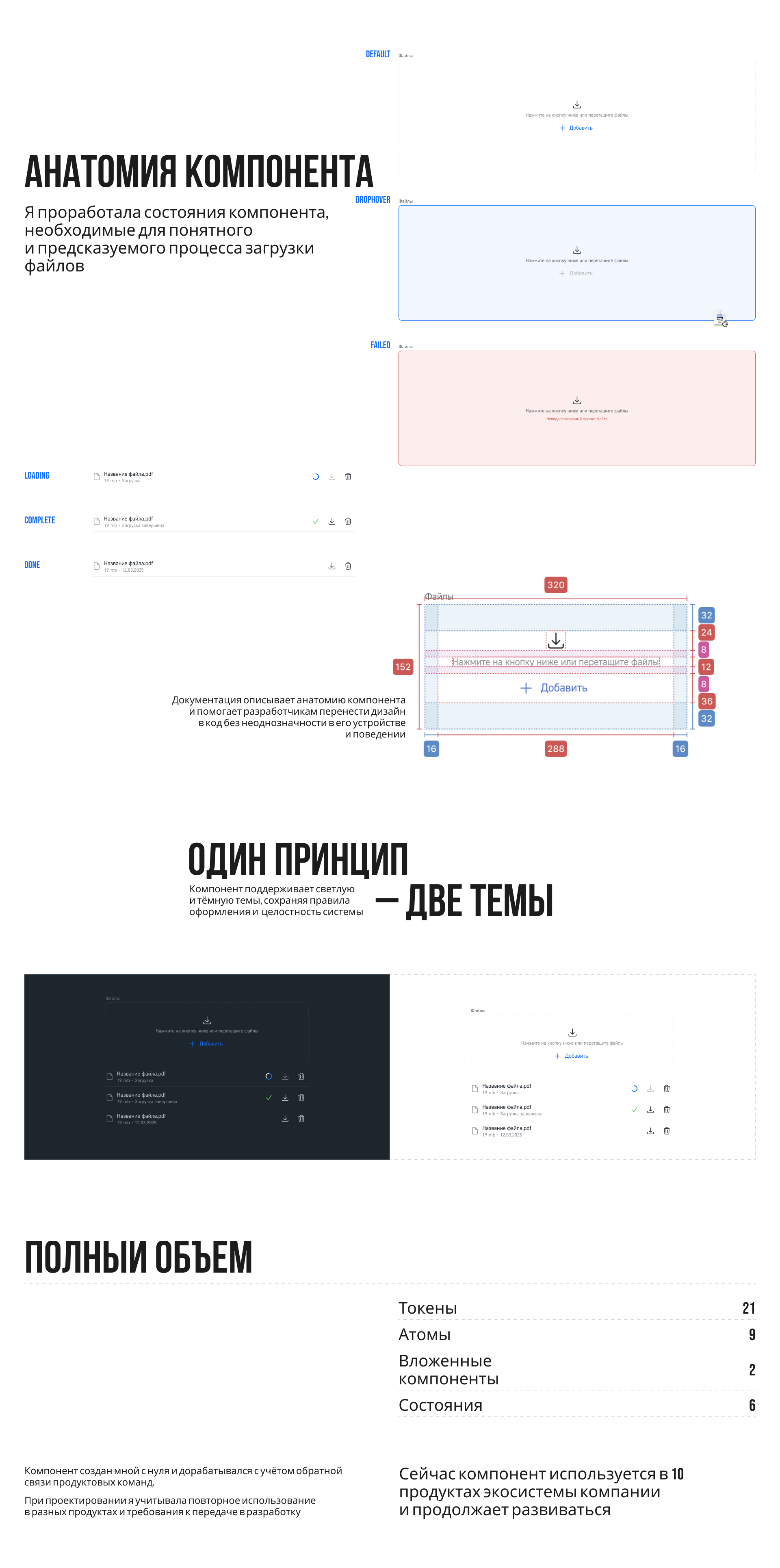 Разработка компонента загрузки файлов для дизайн-системы — Изображение №1 — Интерфейсы на Dprofile