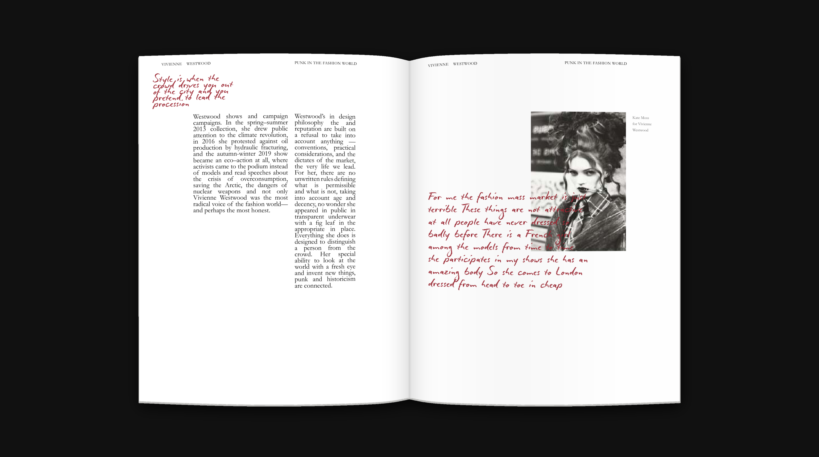 Houte Couture Magazine | Editorial Design — Изображение №5 — Графика на Dprofile