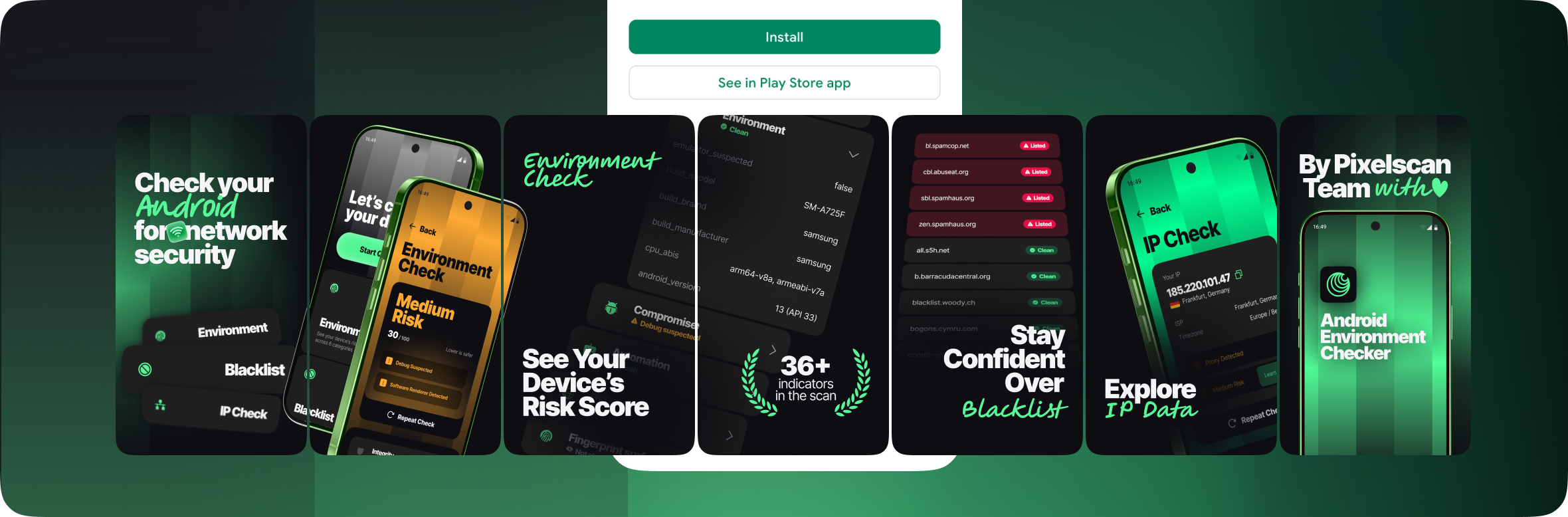 🤖 Android Environment Checker · Pixelscan — Изображение №7 — Интерфейсы на Dprofile