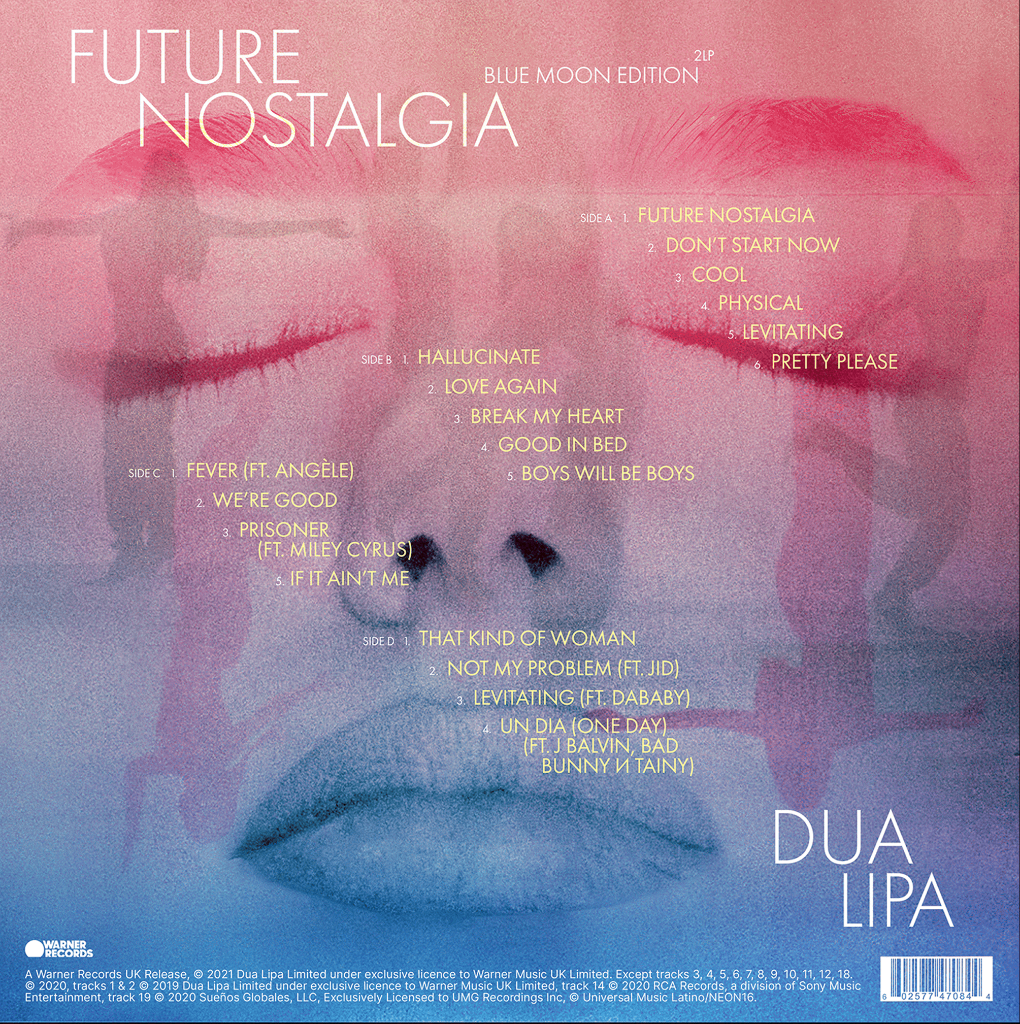 Dua Lipa — Future Nostalgia | Виниловая пластинка — Изображение №2 — Брендинг, Графика на Dprofile