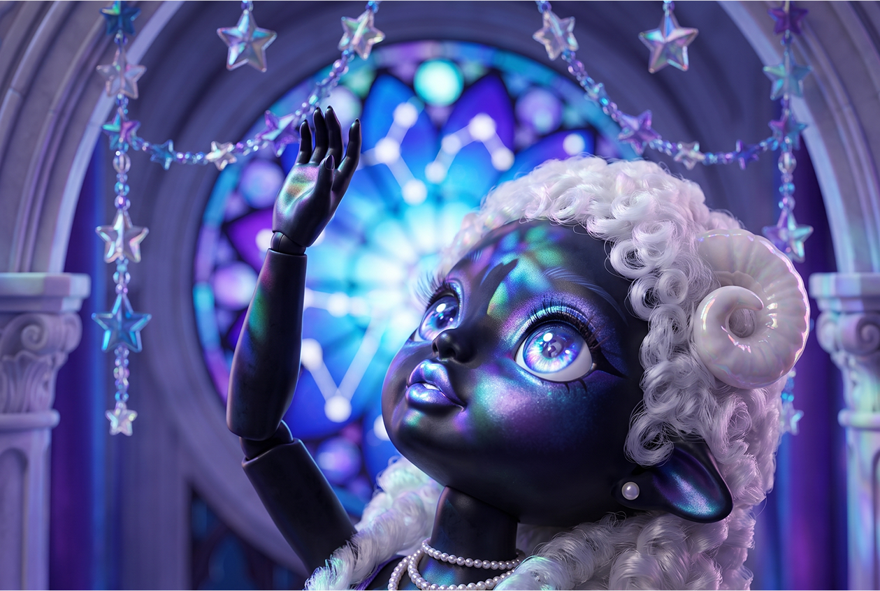 Gothic dolls. Учебный проект — Изображение №19 — Иллюстрация, Нейро на Dprofile