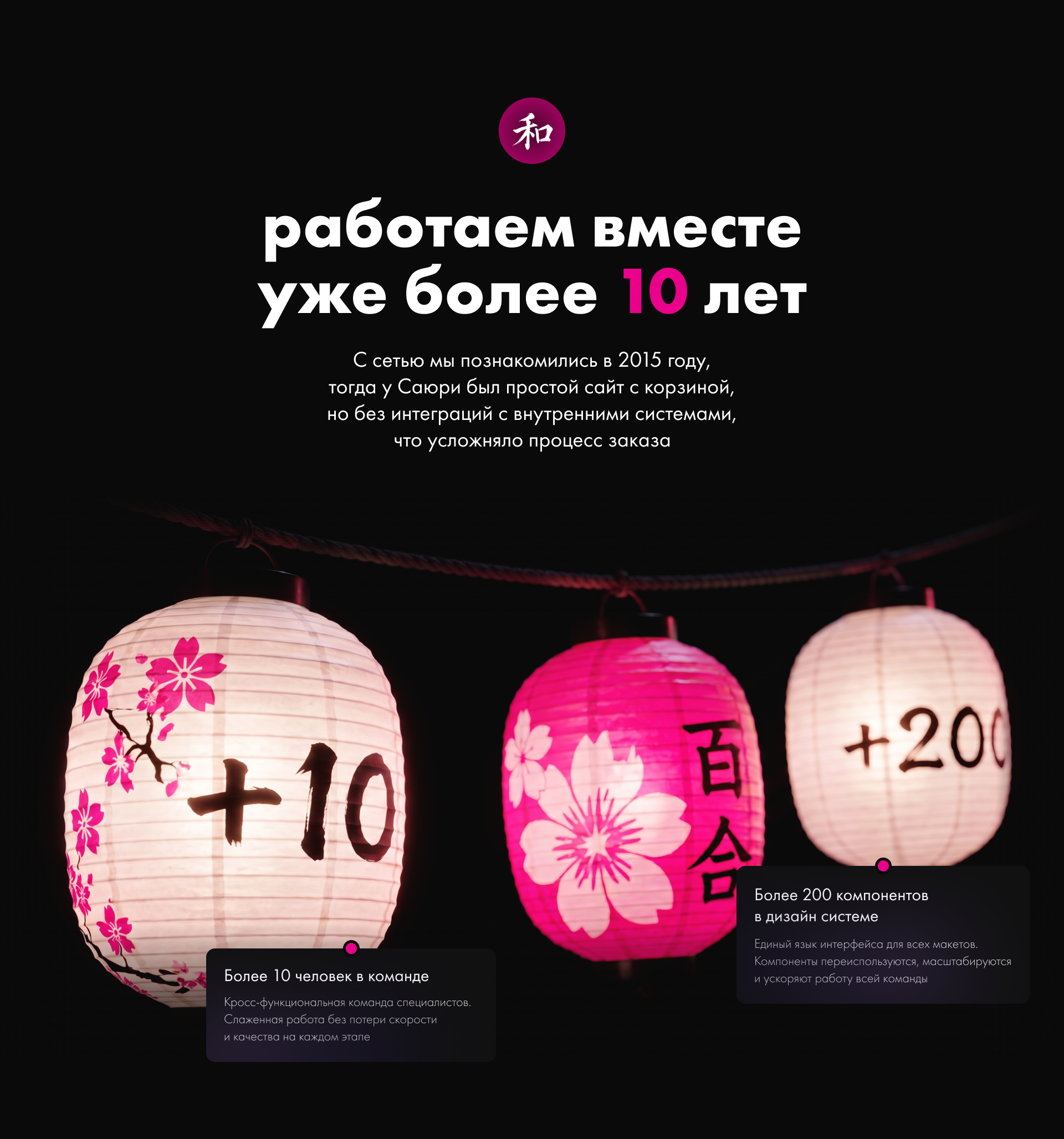 Саюри | Веб-сайт и приложение — Изображение №2 — Интерфейсы на Dprofile