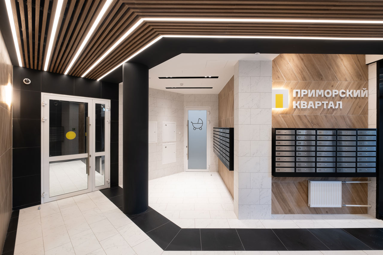 Места общего пользования в ЖК "Приморский квартал" — Изображение №2 — Архитектура на Dprofile
