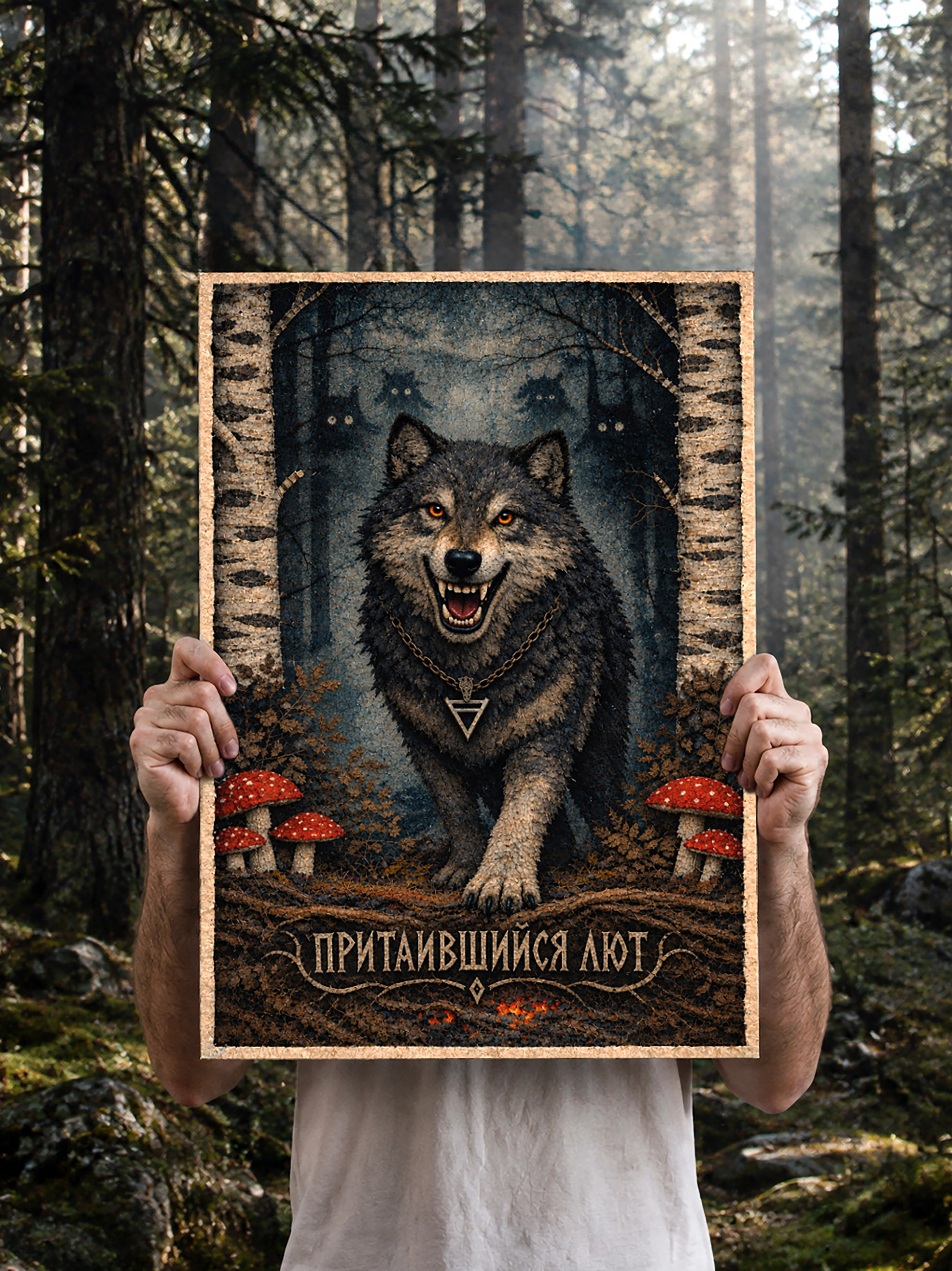 ПРИТАИВШИЙСЯ ЛЮТ символ года — Изображение №2 — Графика, Нейро на Dprofile