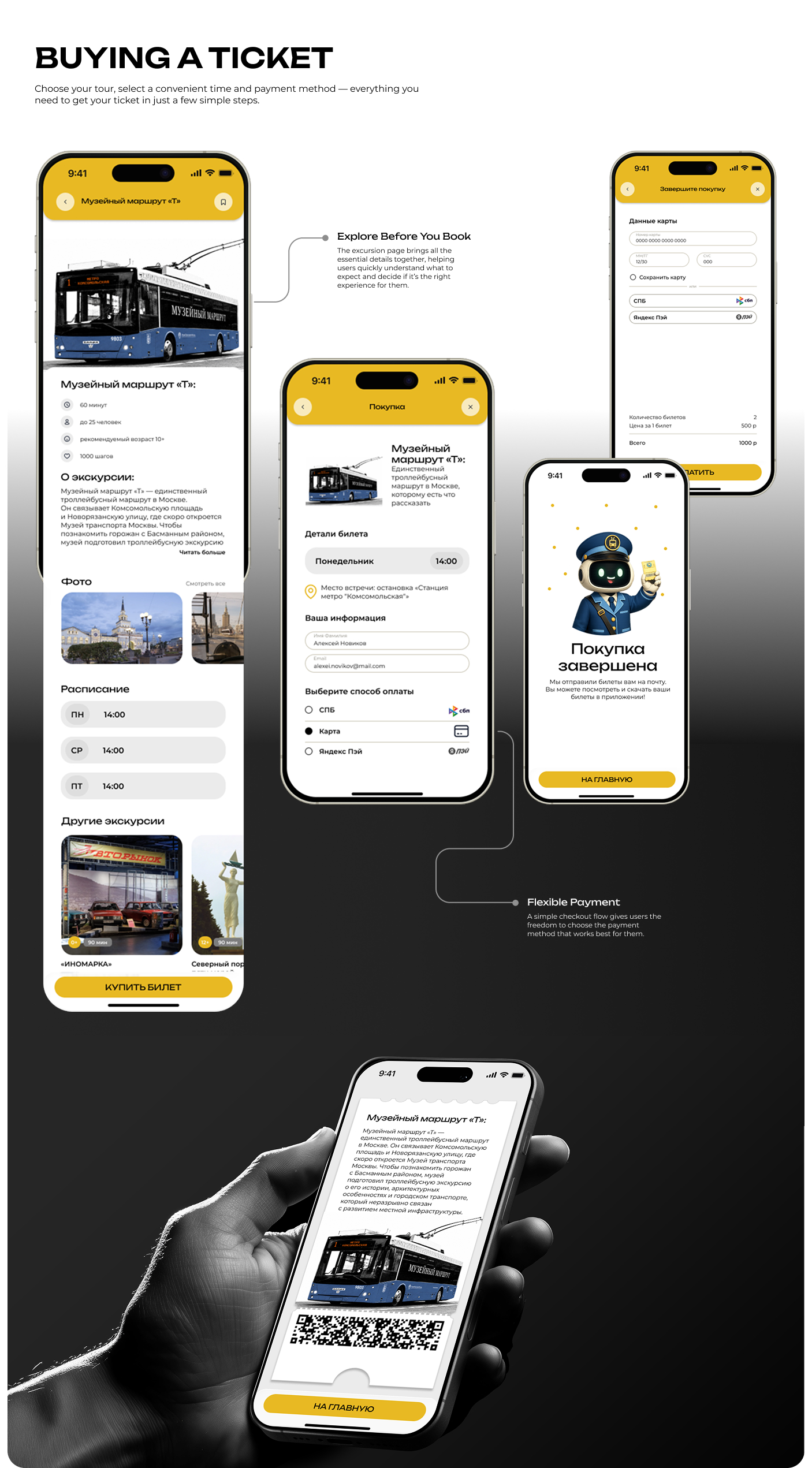 Museum Guide App | UX/UI — Изображение №14 — Интерфейсы на Dprofile