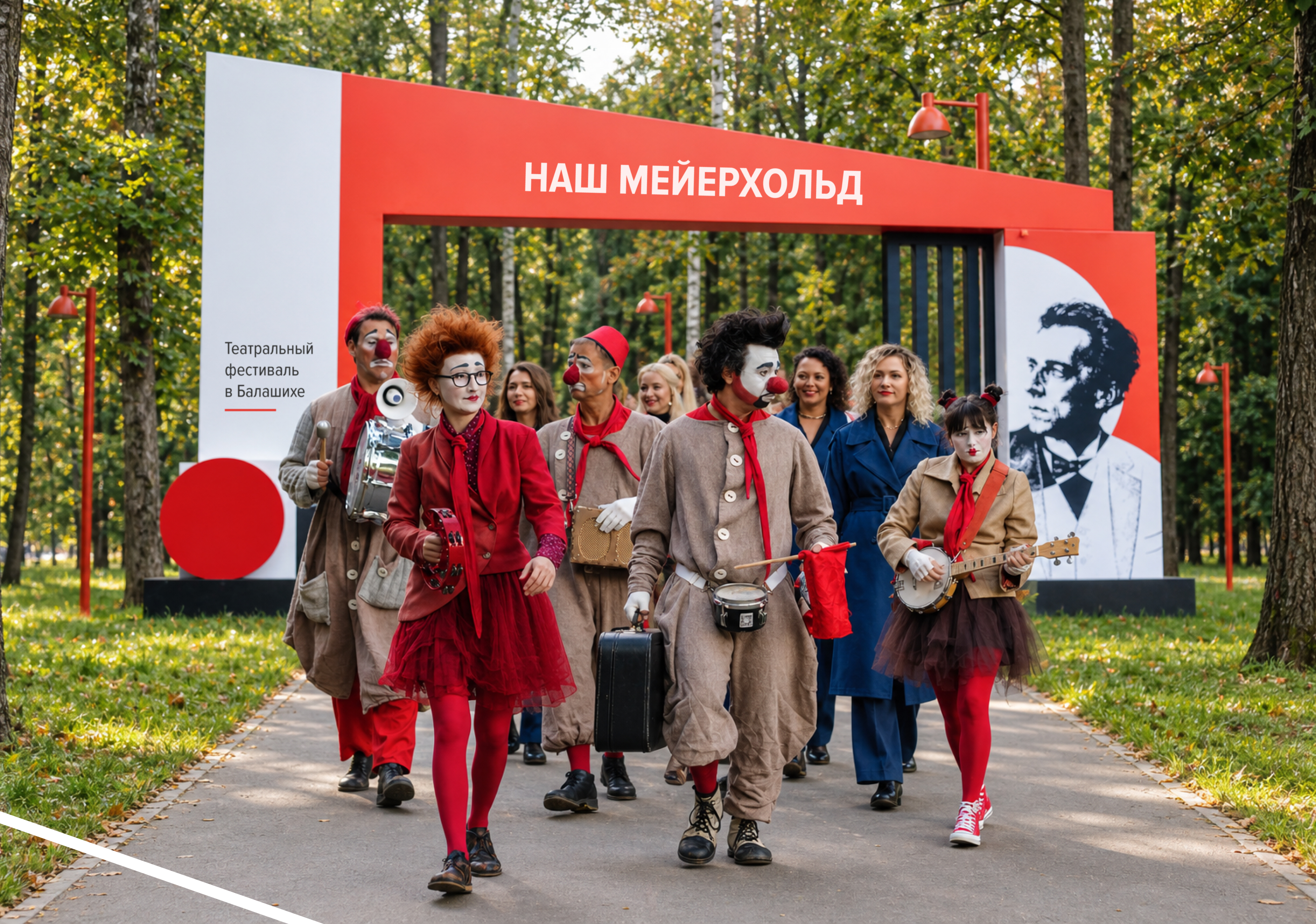 Фестиваль «Наш Мейерхольд» — Изображение №8 — Брендинг, Графика на Dprofile