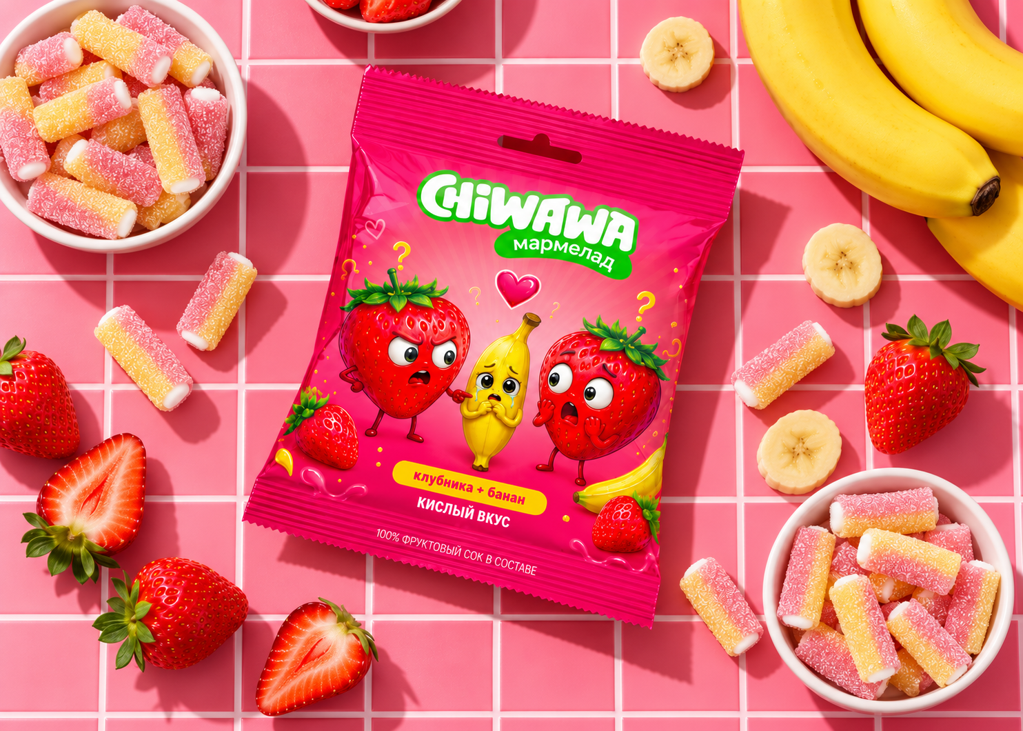 Дизайн упаковки для бренда экструдированного мармелада Chiwawa — Изображение №1 — Брендинг, Промдизайн на Dprofile