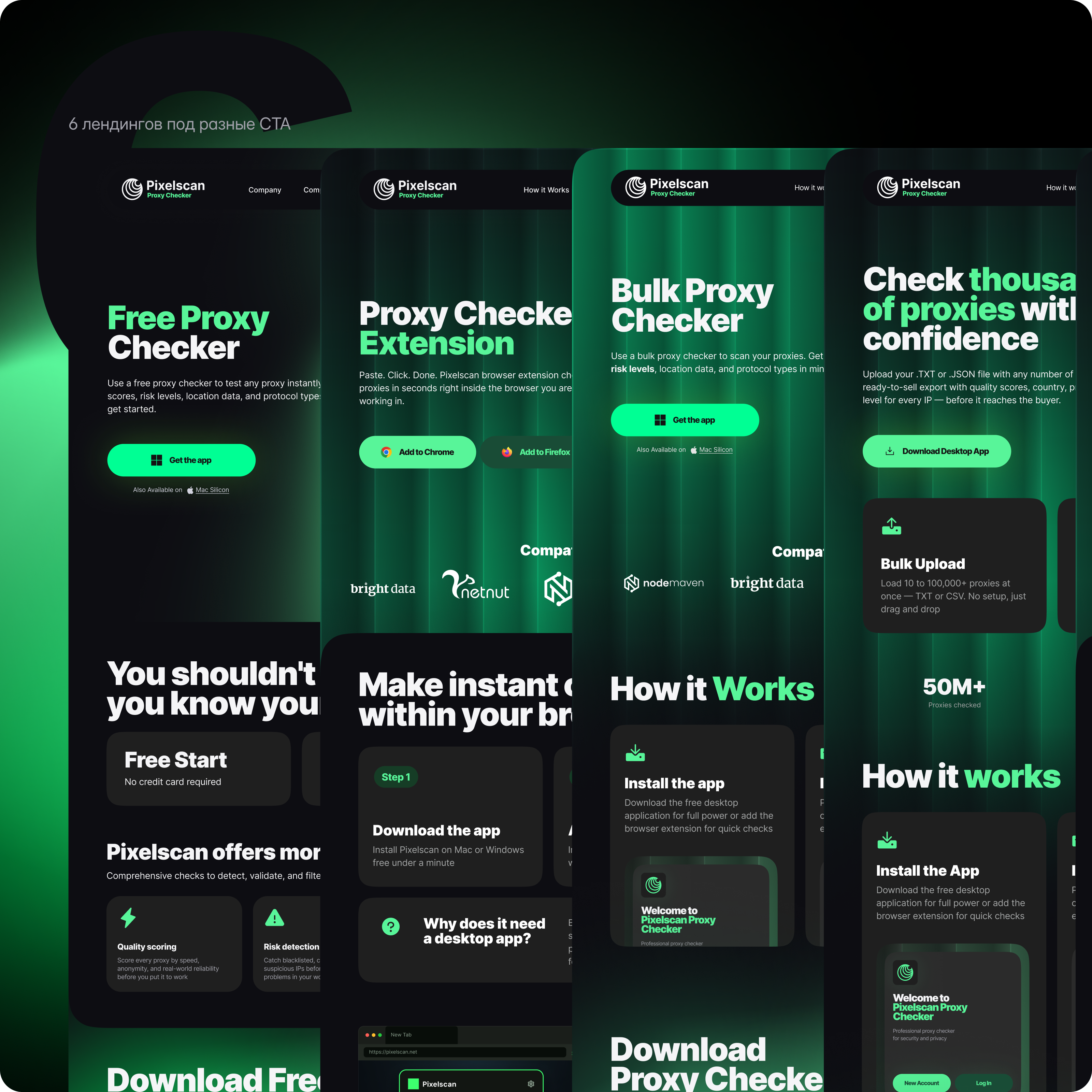 🔎 Proxy Checker · Pixelscan — Изображение №3 — Интерфейсы на Dprofile