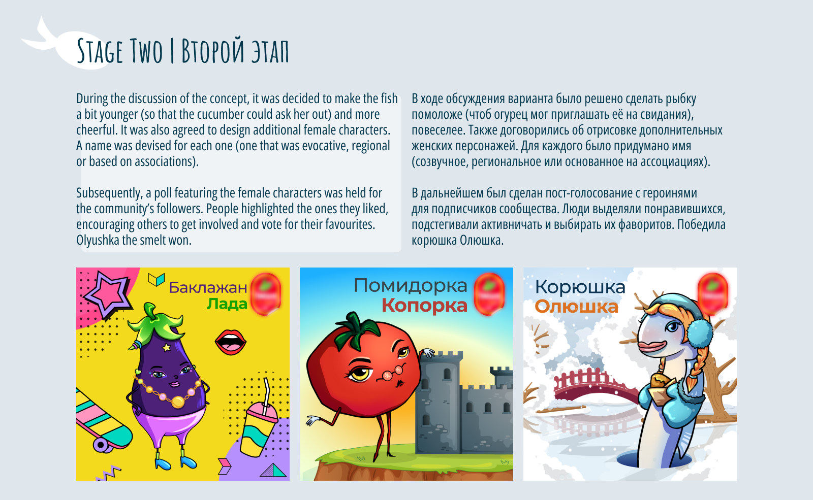 Разработка персонажа-корюшки | Character design — Изображение №3 — Иллюстрация, Маркетинг на Dprofile
