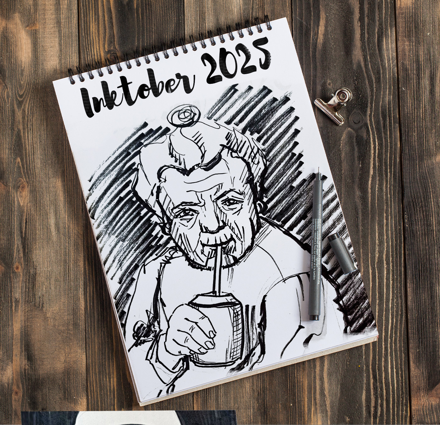 INKTOBER 2025 — Изображение №1 — Иллюстрация на Dprofile