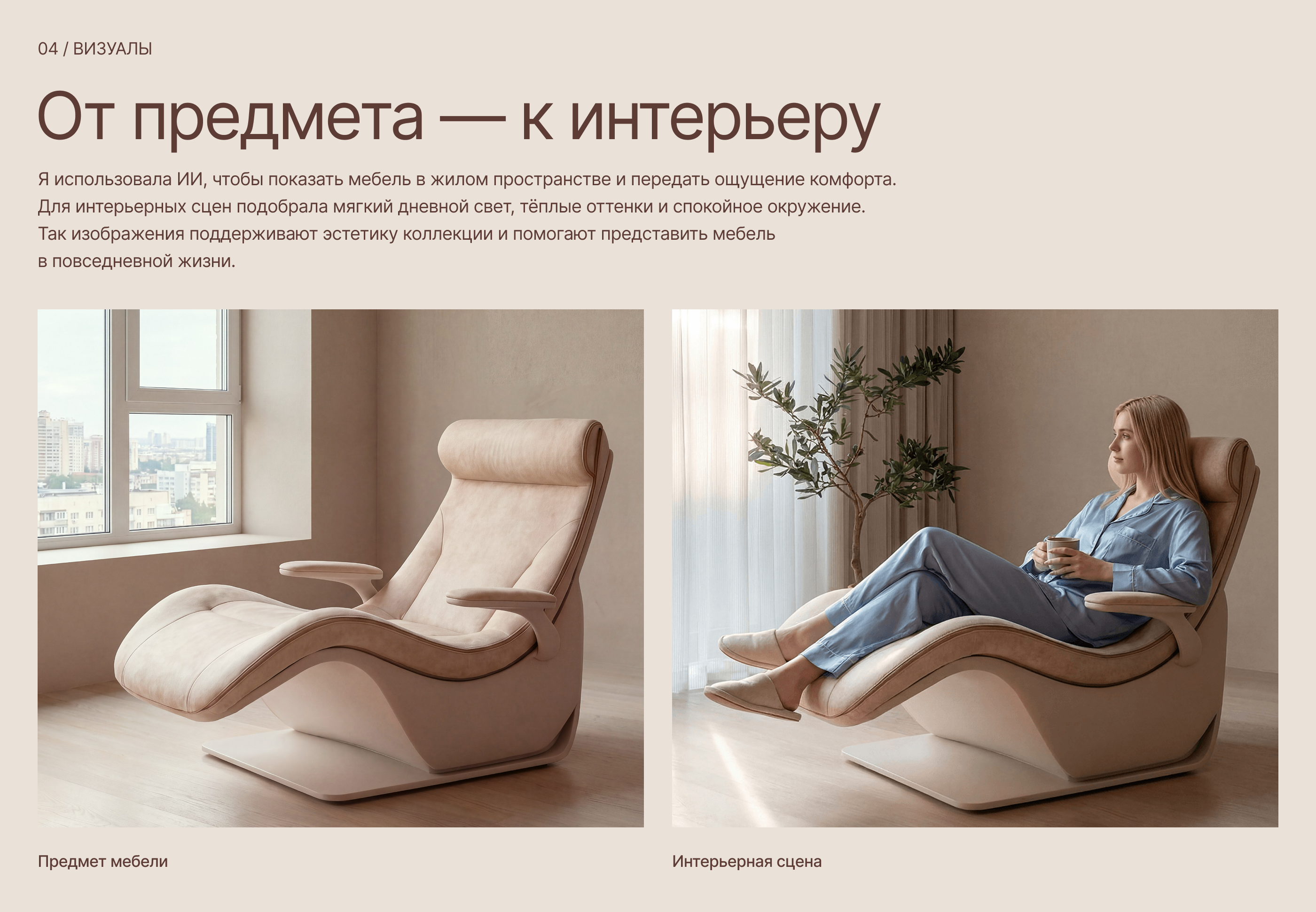 Лендинг "Интерьер будущего" — Изображение №5 — Интерфейсы, Нейро на Dprofile