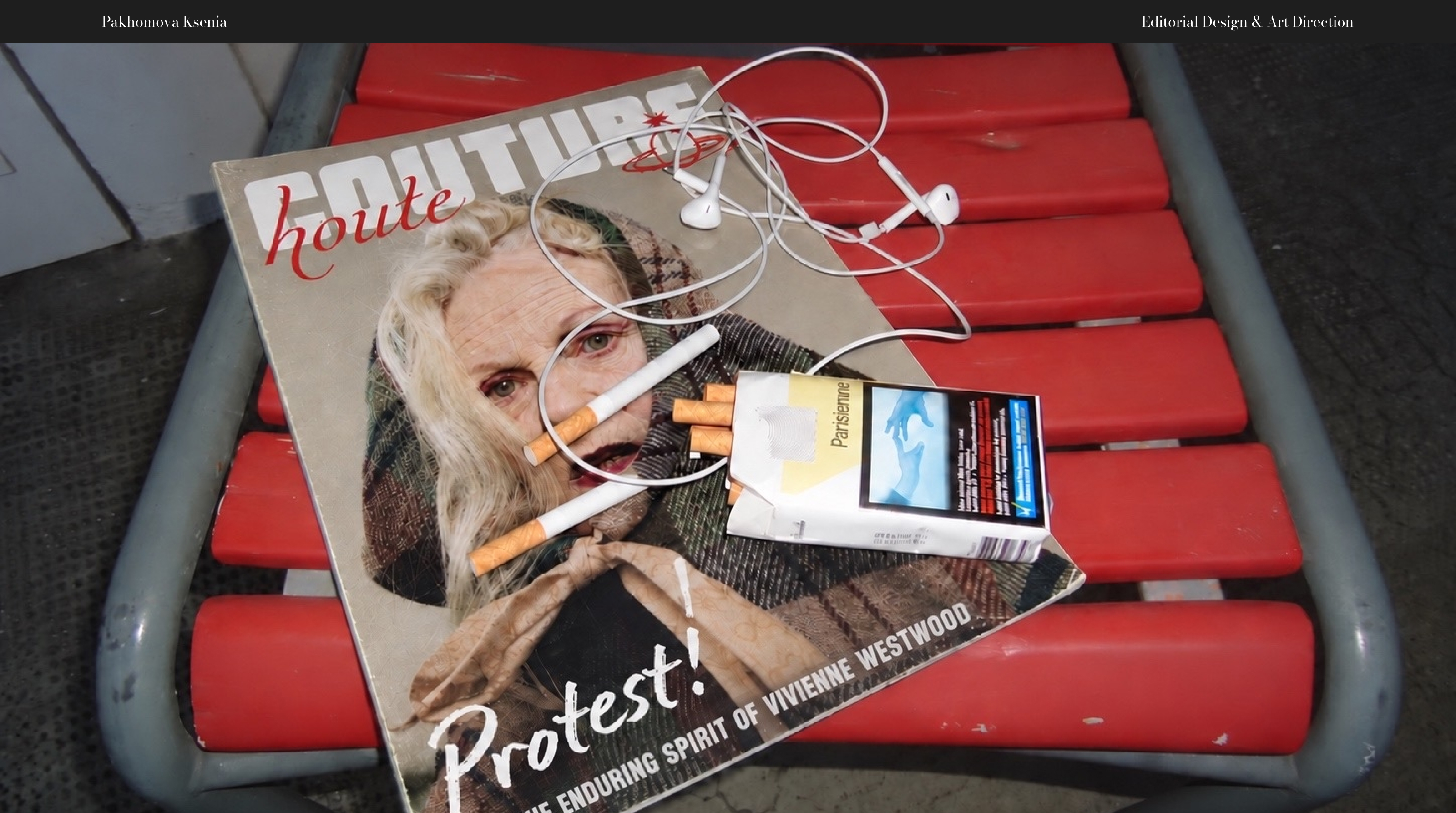 Houte Couture Magazine | Editorial Design — Изображение №1 — Графика на Dprofile
