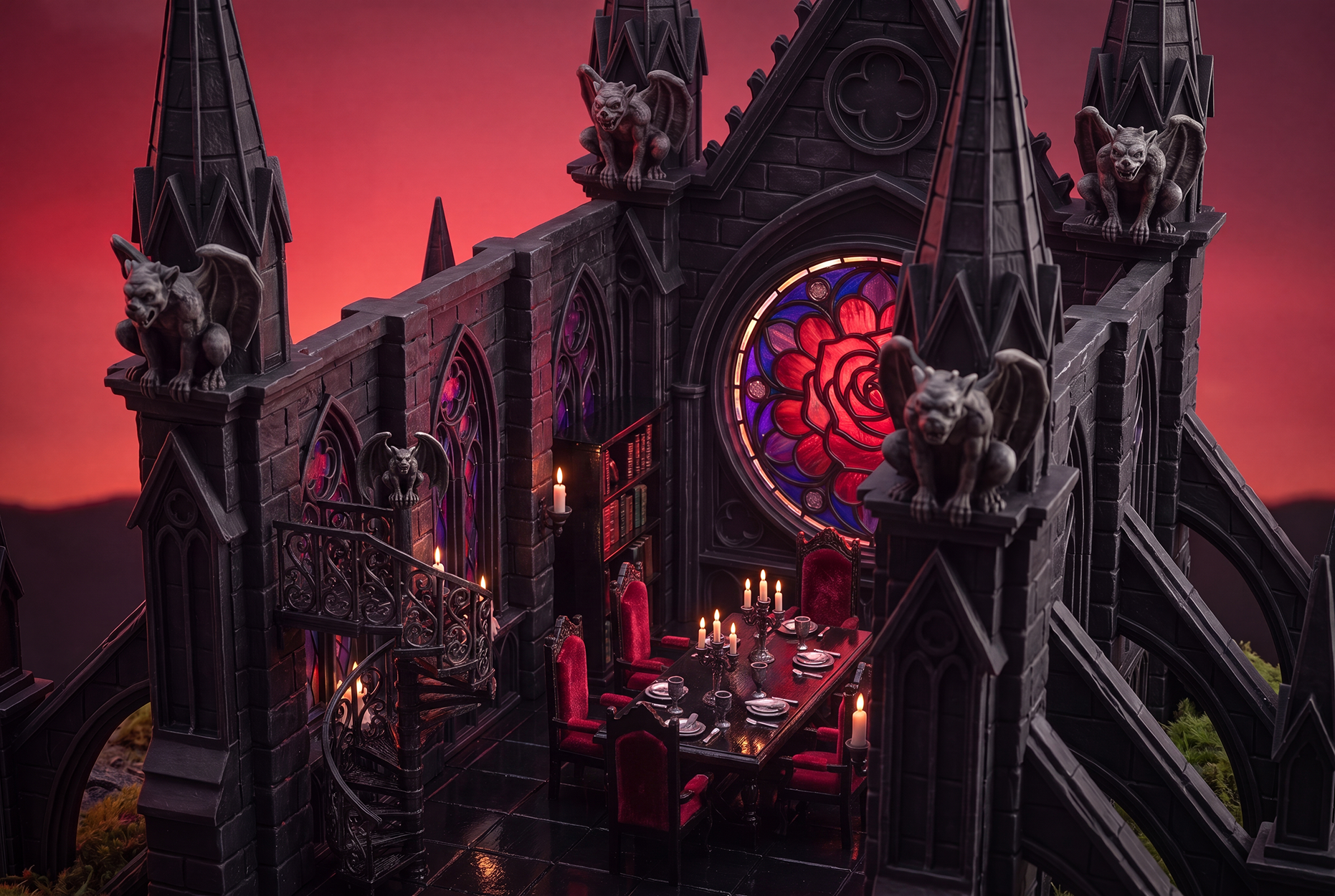 Gothic dolls. Учебный проект — Изображение №7 — Иллюстрация, Нейро на Dprofile