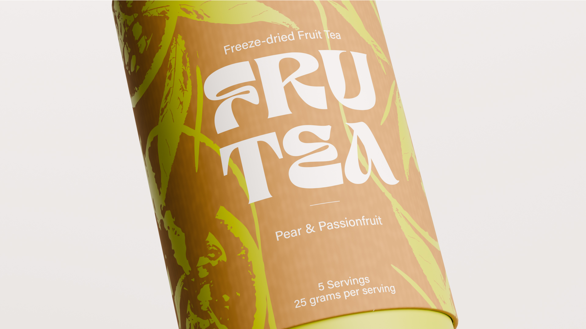 Упаковка сублимированного чая FRUTEA — Изображение №5 — Брендинг, 3D на Dprofile