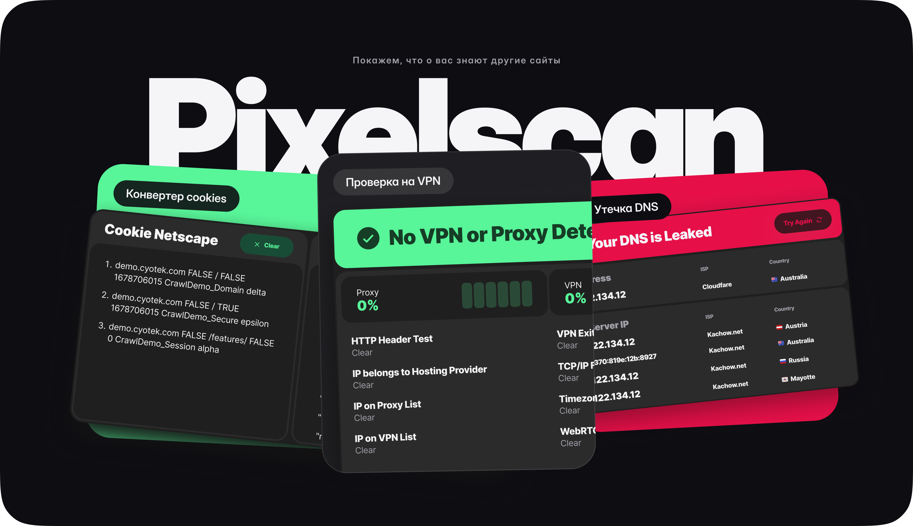 Проверка браузера · редизайн Pixelscan — Изображение №2 — Интерфейсы, Брендинг на Dprofile