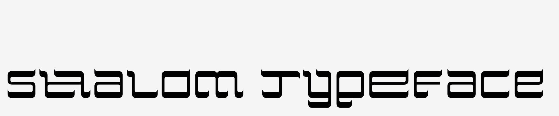 SHALOM Typeface / Шрифт — Изображение №1 — Брендинг, Графика на Dprofile